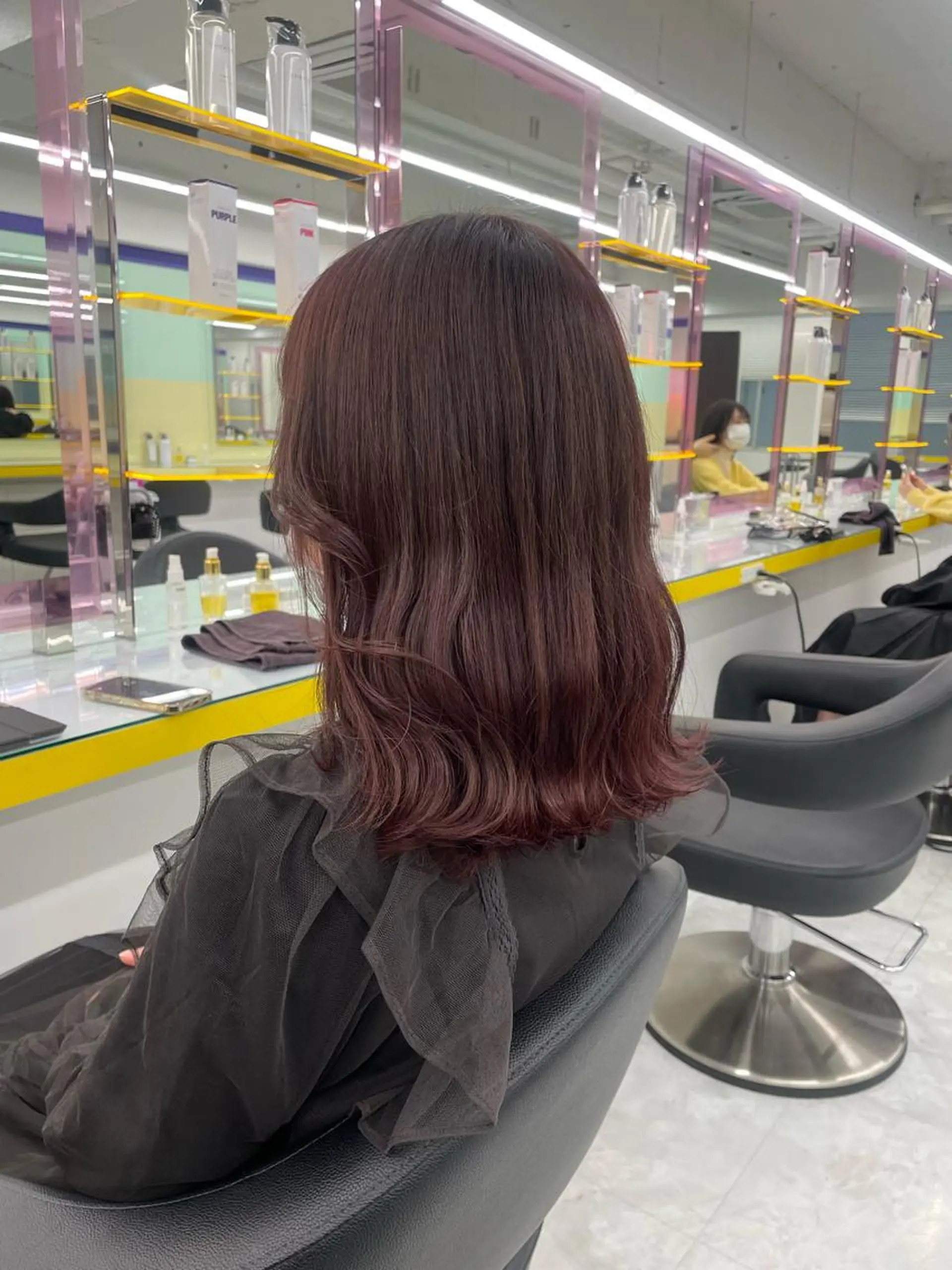 ミディアム 🤍韓国トレンド ヘア🤍miku🤍のヘアスタイル