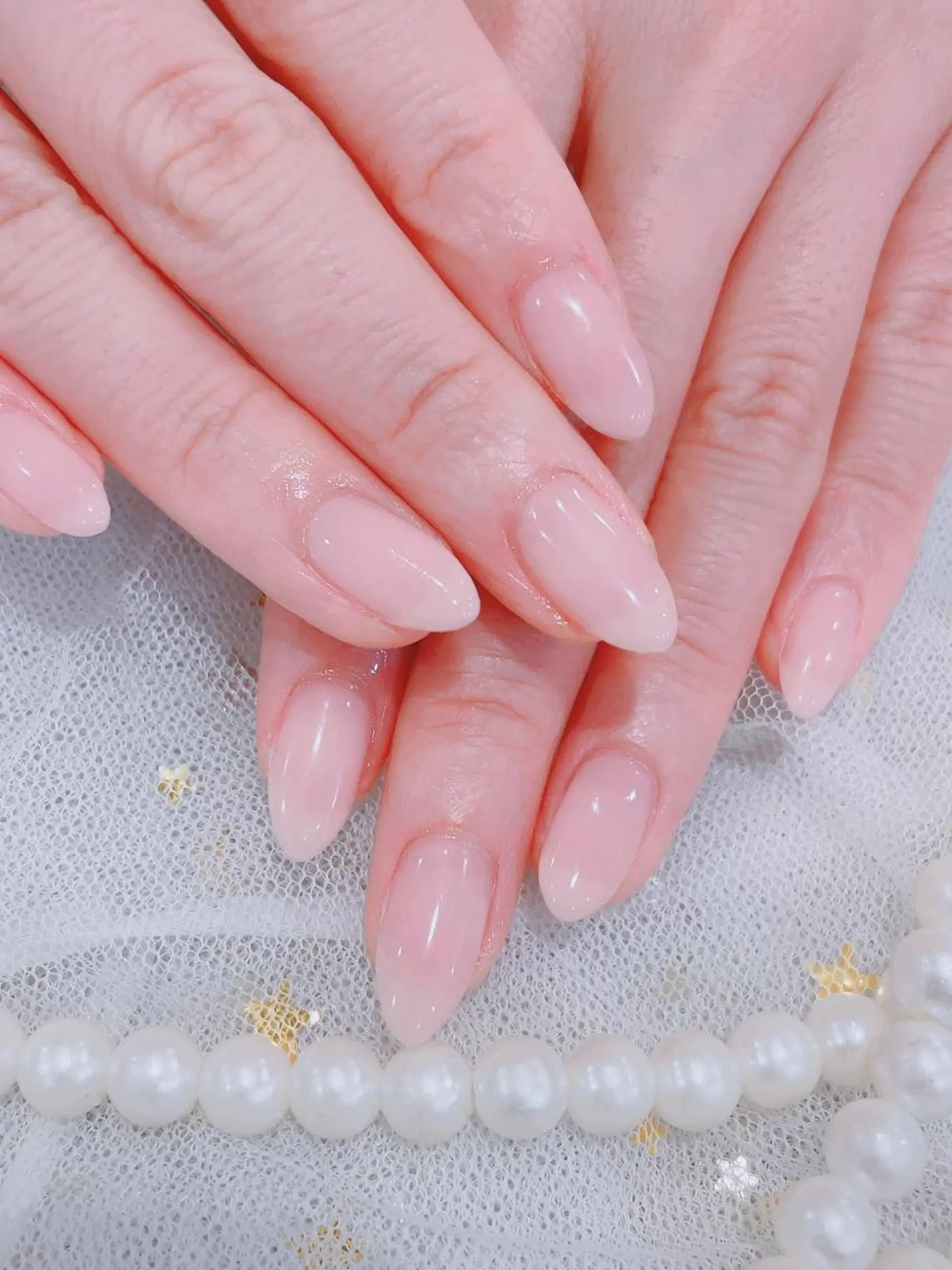 ミディアム ネイル ハンドネイル cho nailのネイルデザイン