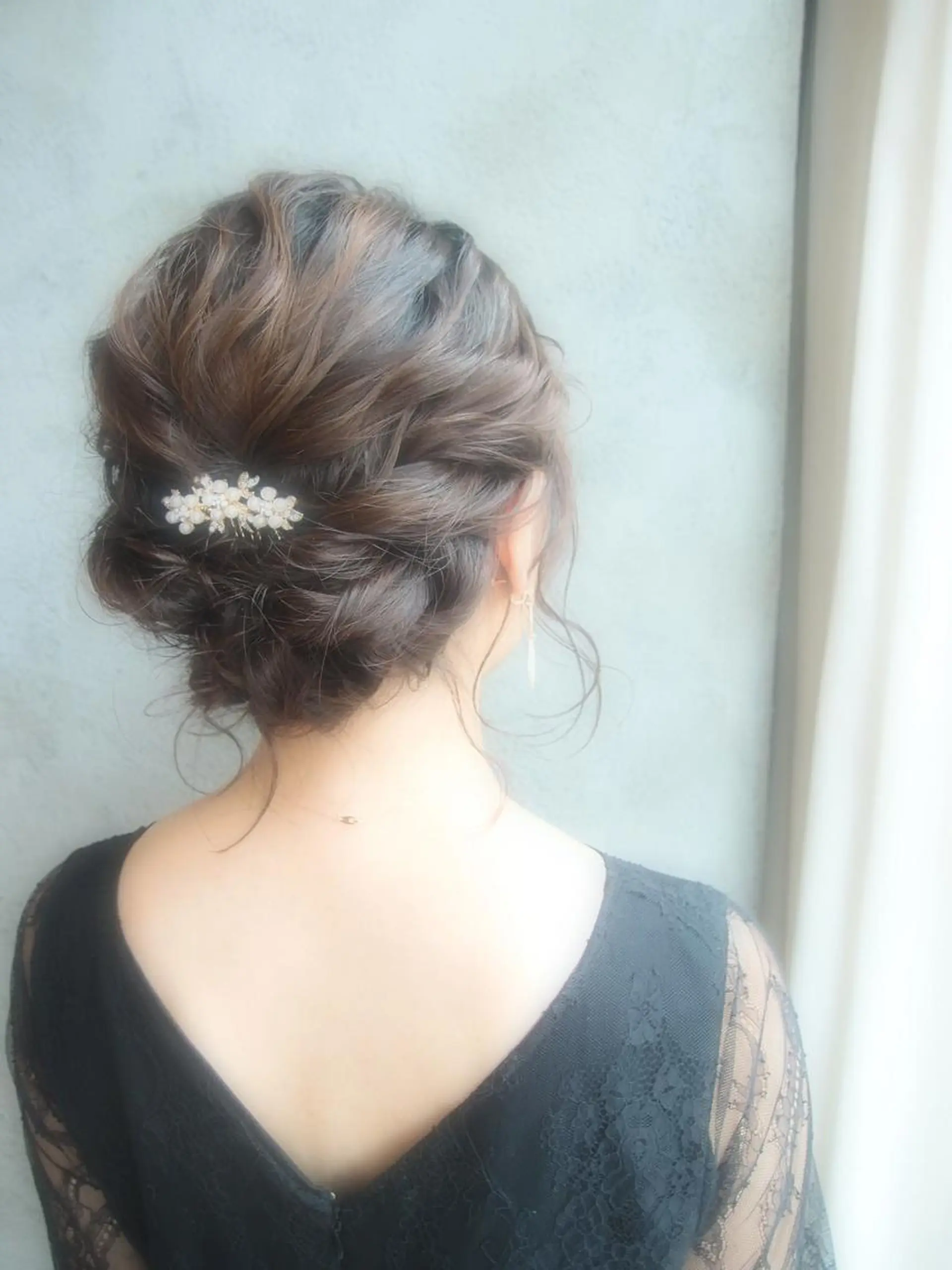 ショート カラー ヘアアレンジ ボブ EMANON天神所属・Hitomi Ezakiのヘアスタイル