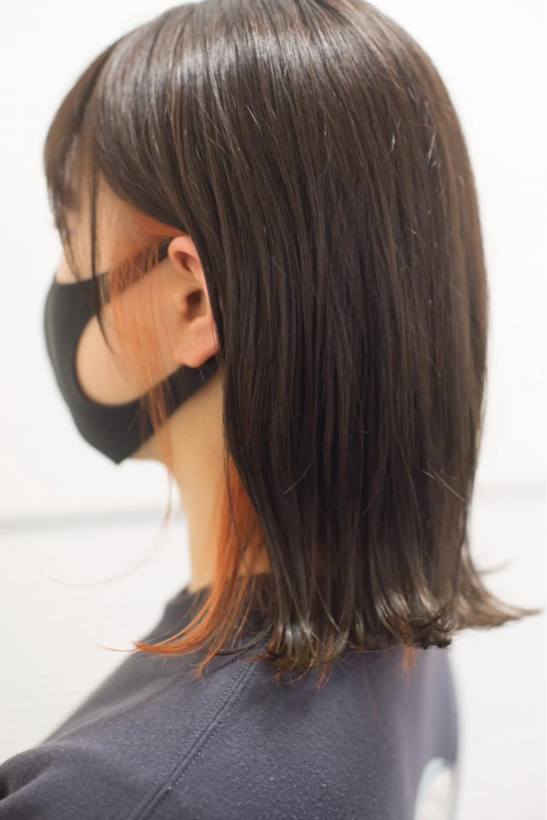 ミディアム カラー 千葉 慎也のヘアスタイル