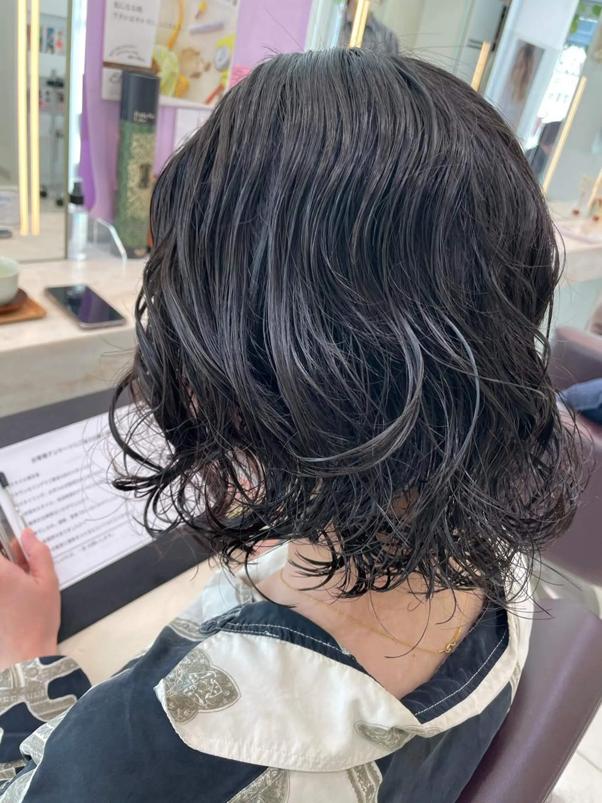 ショート パーマ crop es 茅ヶ崎所属・ヘアセット/髪質改善 🌿 長 若奈のヘアスタイル