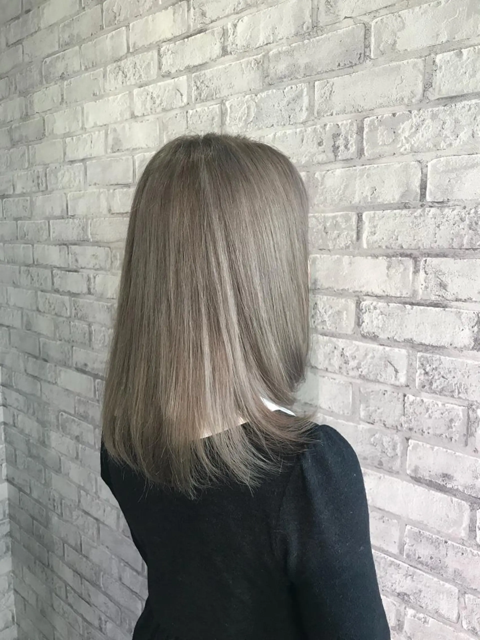 ミディアム カラー ブリーチ Renatus店長 金子裕美のヘアスタイル