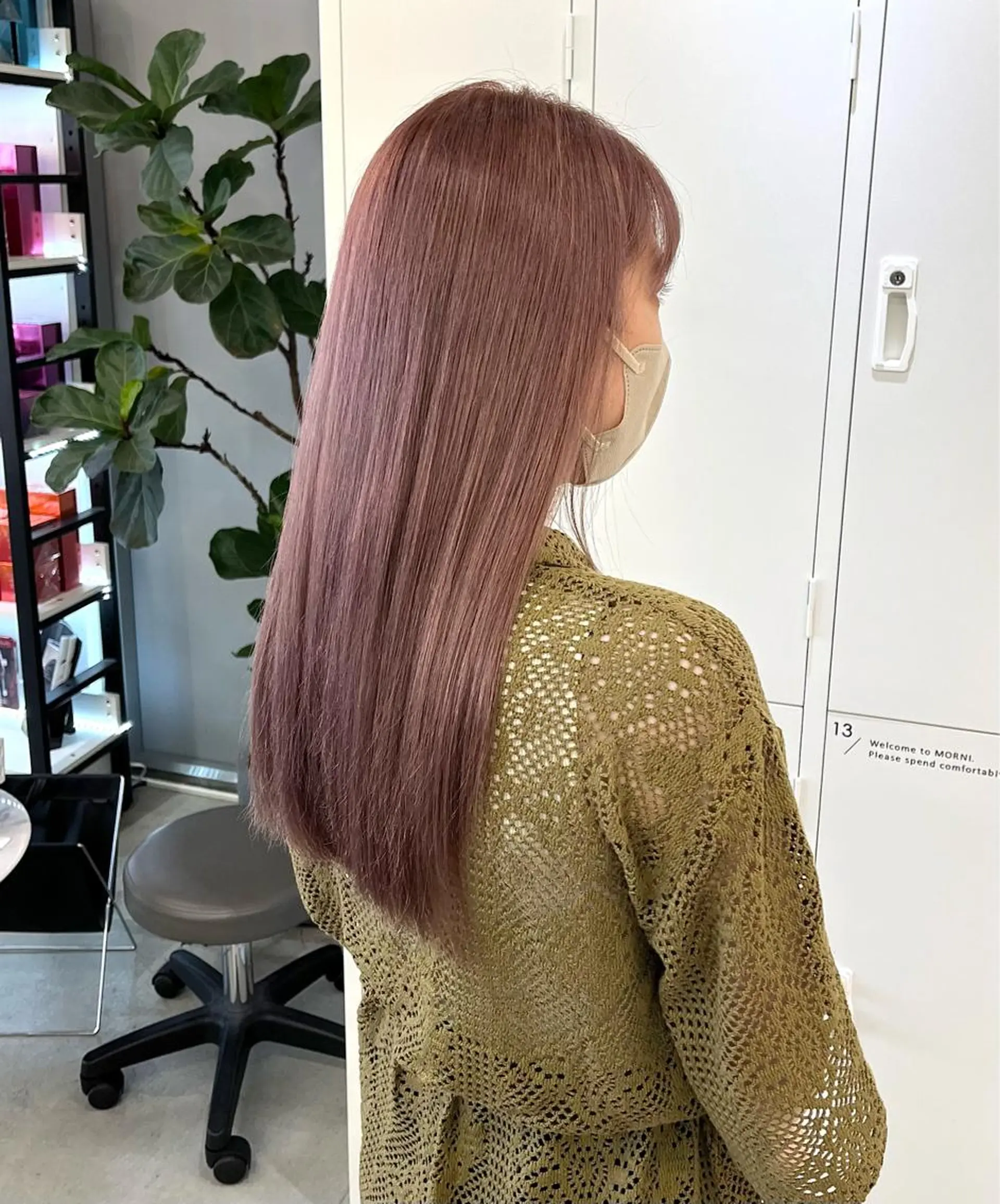 ロング カラー ブリーチ ラベンダーカラー ラベンダーピンク ピンクカラー MORNI所属・神原 茉依🩰🪩のヘアスタイル