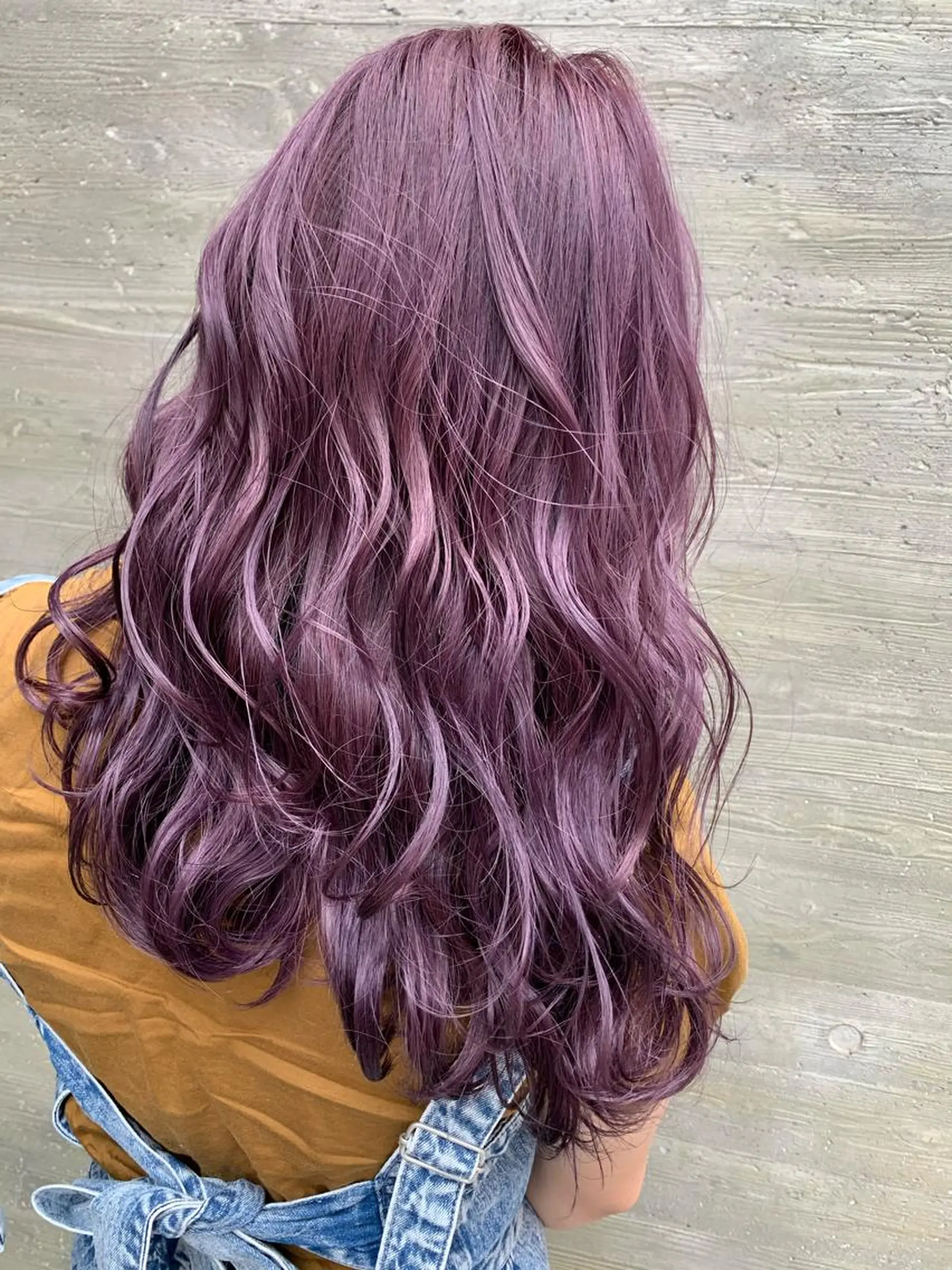 ロング カラー ヘアカラー トリートメント 天野 開のヘアスタイル