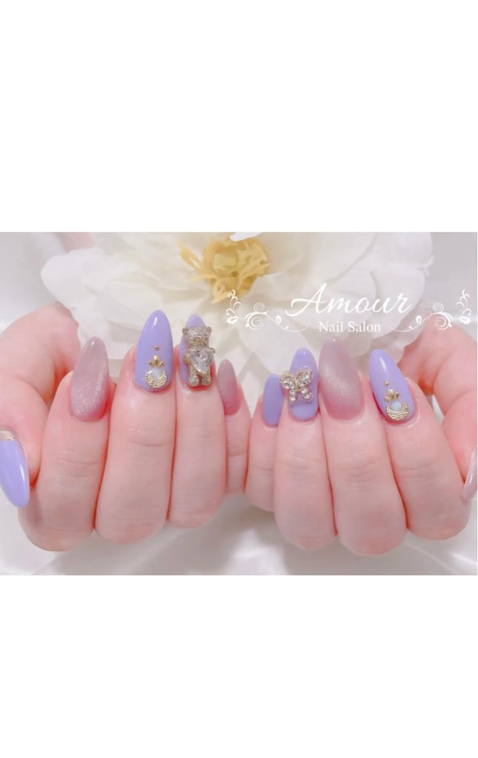 ネイル マグネットネイル nailsalon ♡amour♡のネイルデザイン