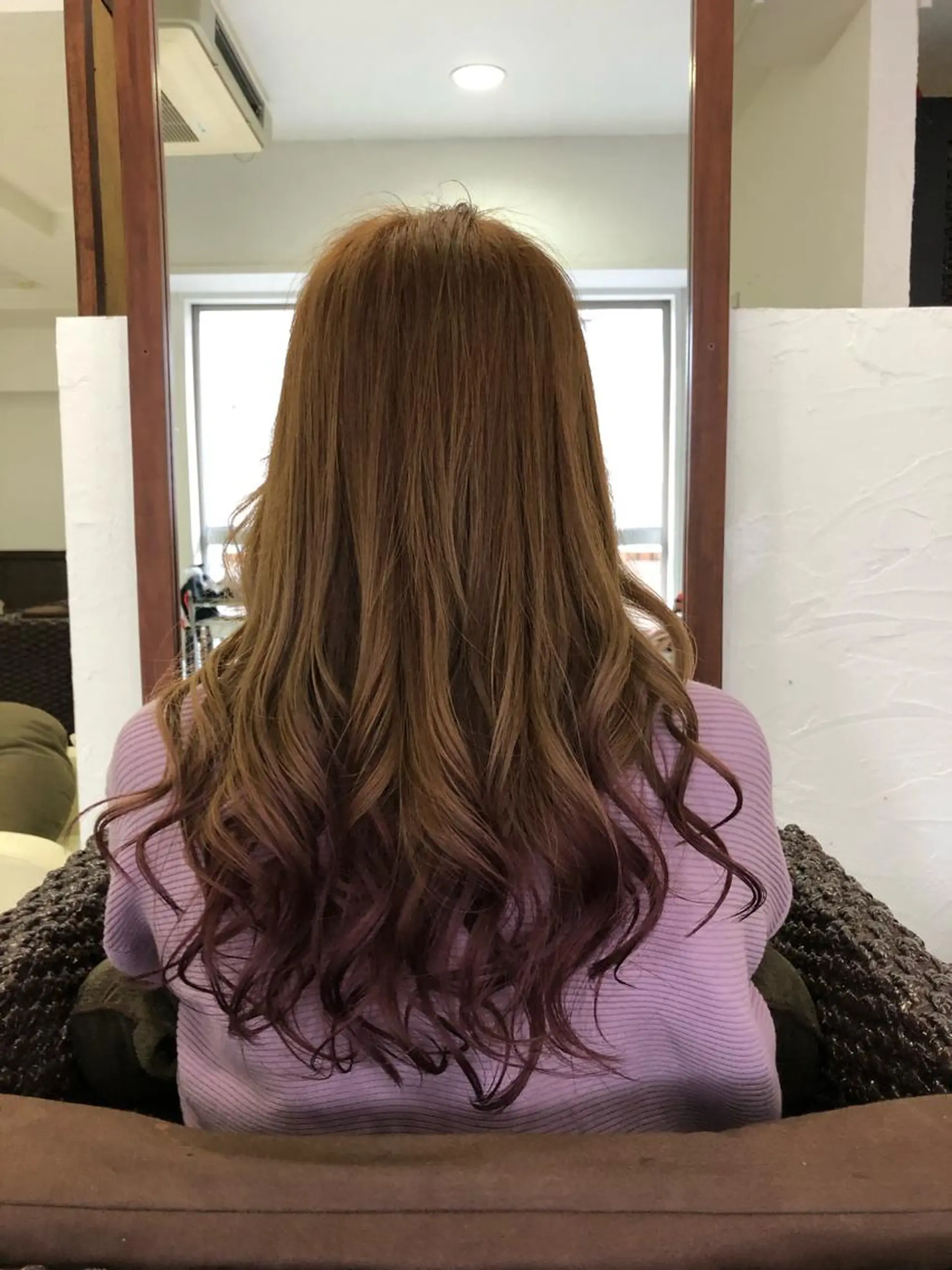 ロング カラー ヘアアレンジ HempBeauty 浅野アサミのヘアスタイル