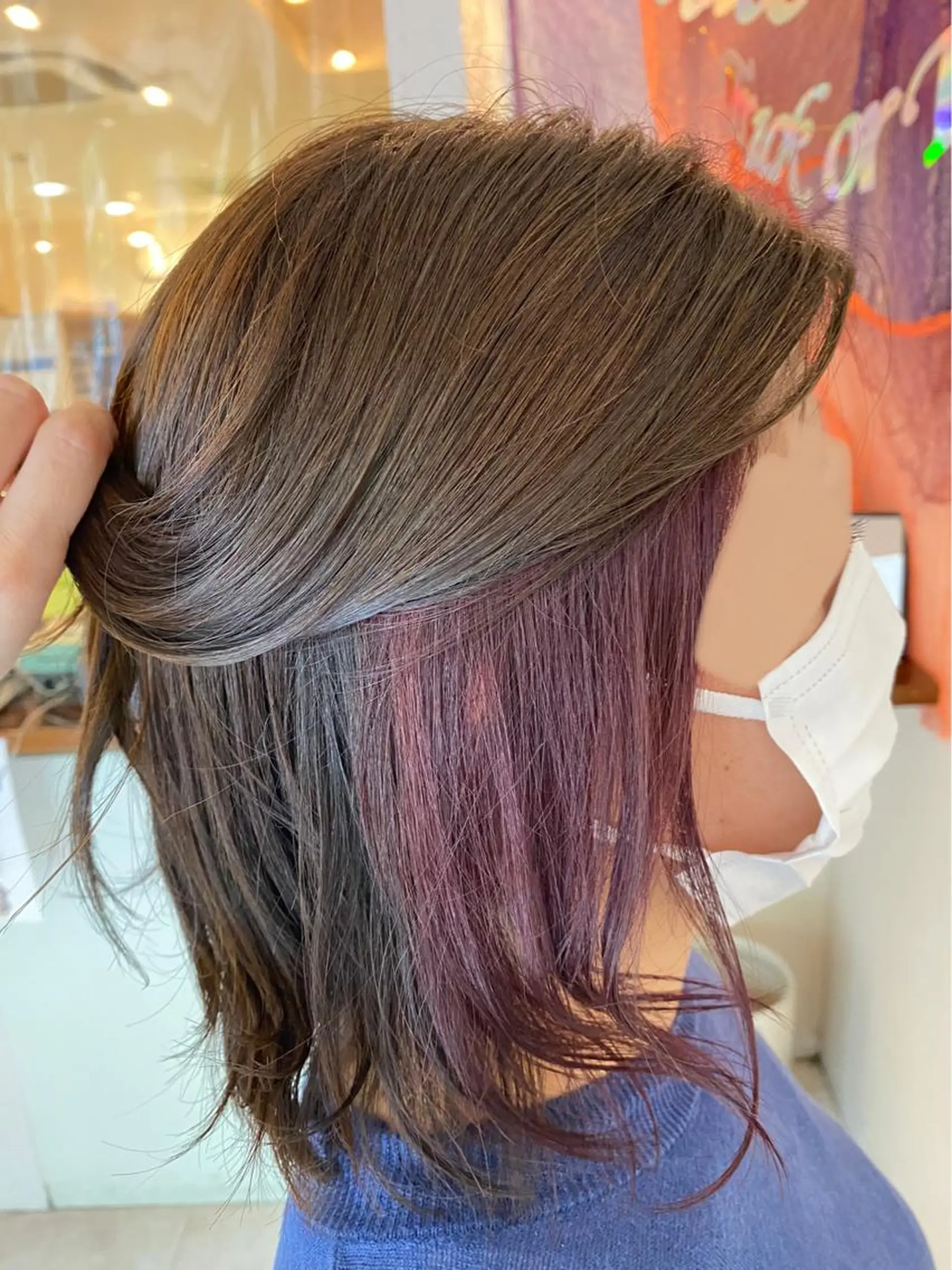 ミディアム 清水 有紗のヘアスタイル