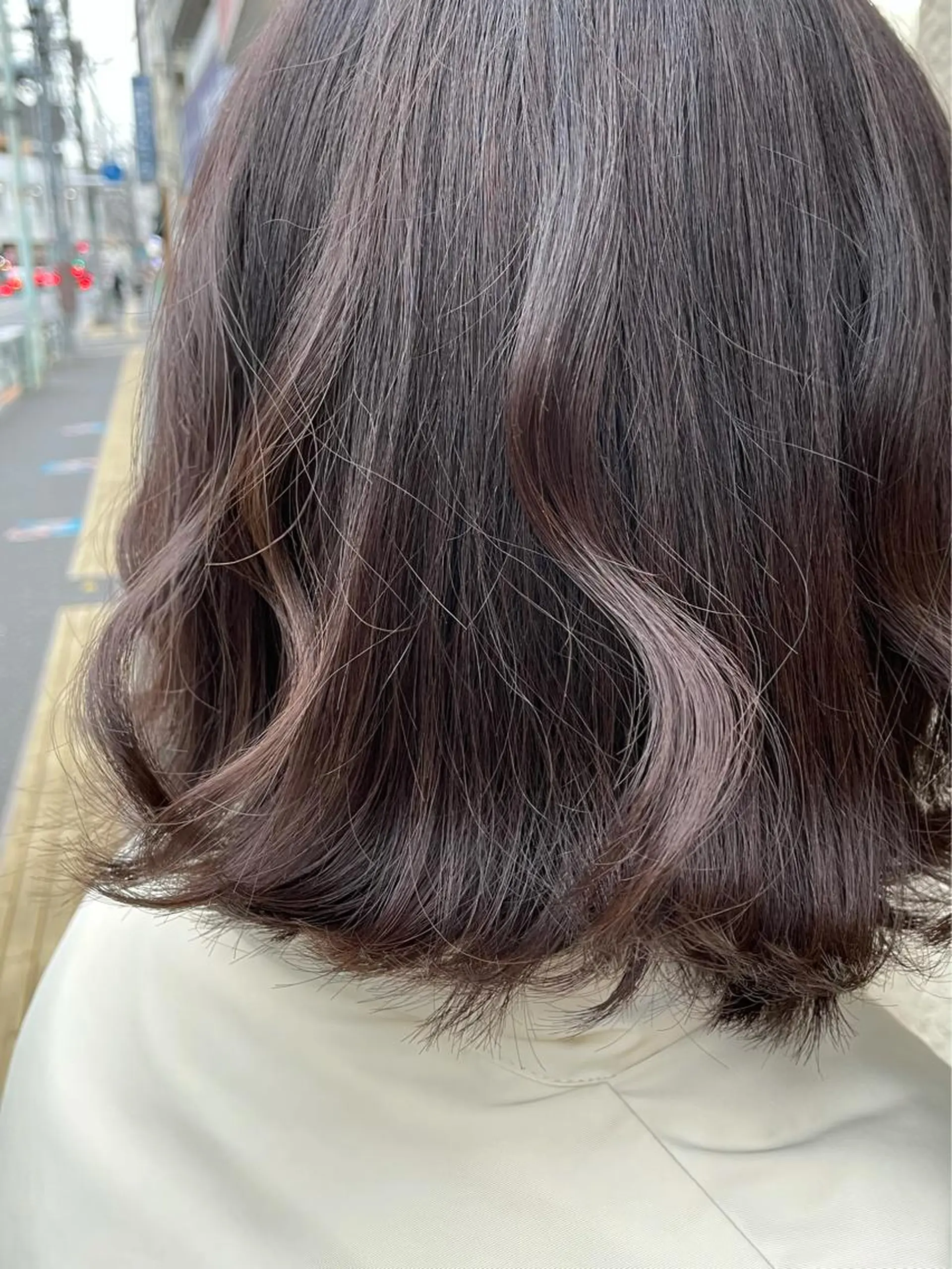 ショート カラー ベージュカラー ラベンダーカラー ラベンダーベージュ 【ピンク/韓国ヘア/ ヘアセット】亜海のヘアスタイル