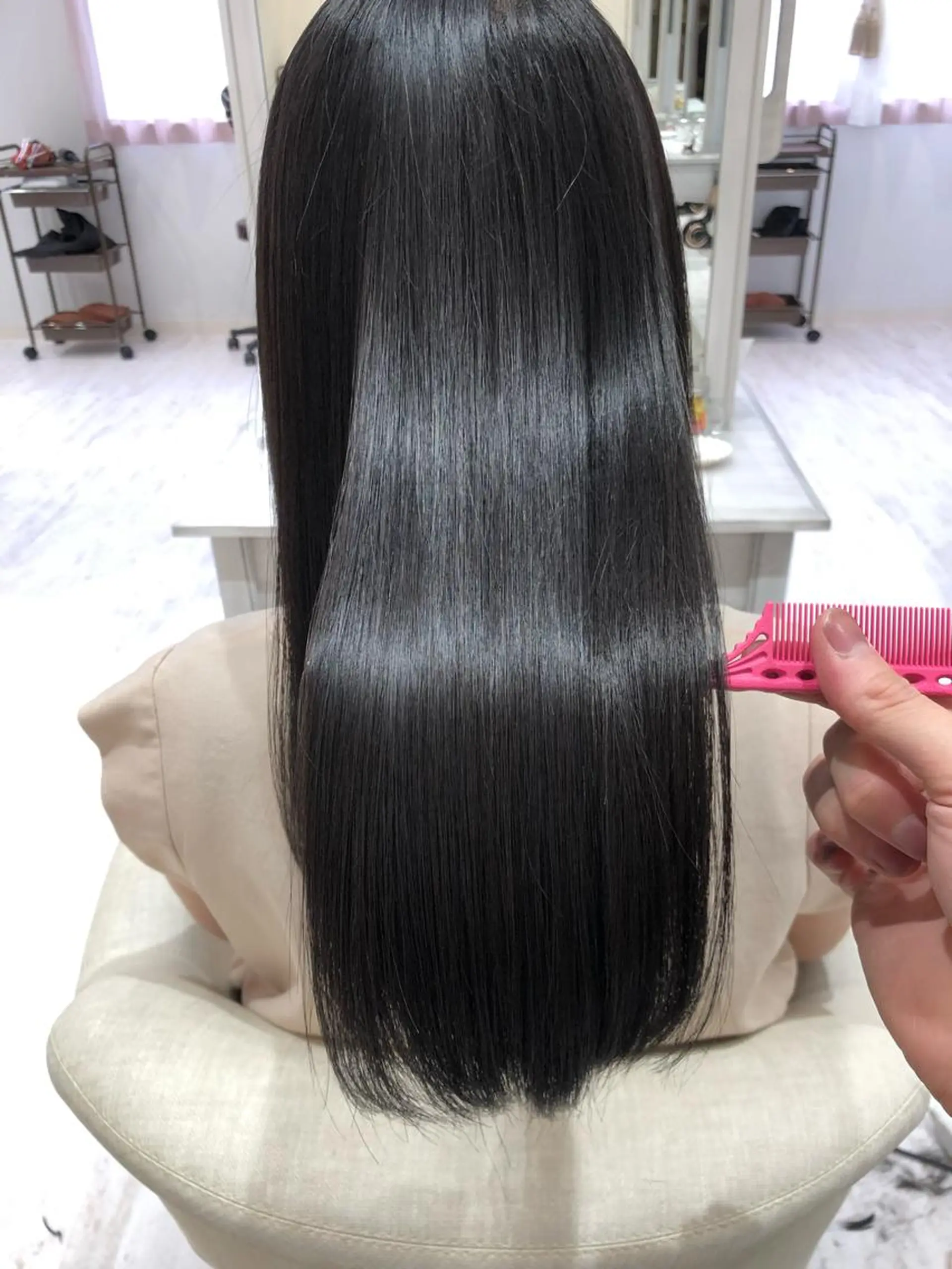 ロング 髪質改善 トリートメント トリートメント 顔タイプヘアデザイン マイスター®︎のヘアスタイル