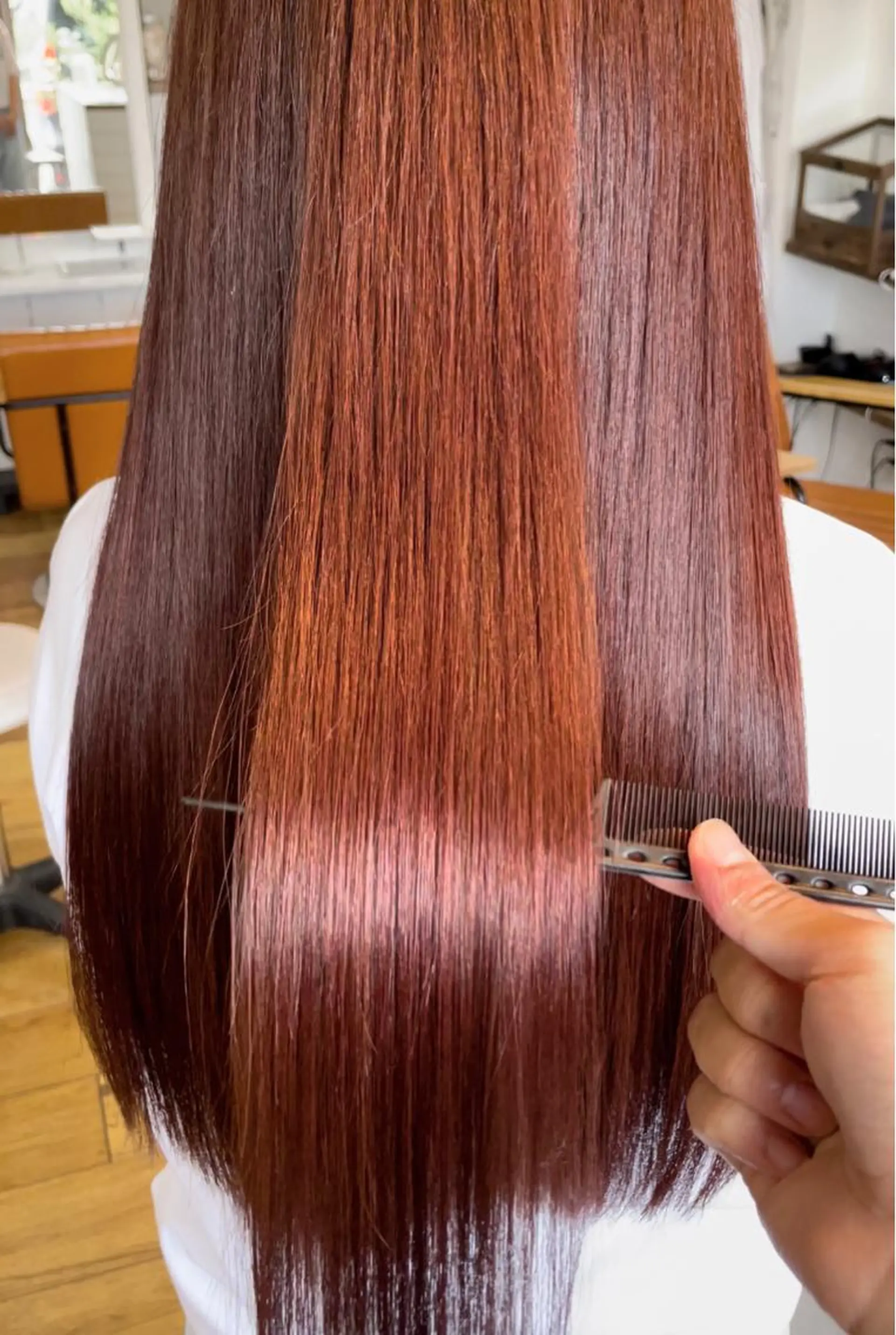 ロング カラー トリートメント 奥田 誠司のヘアスタイル