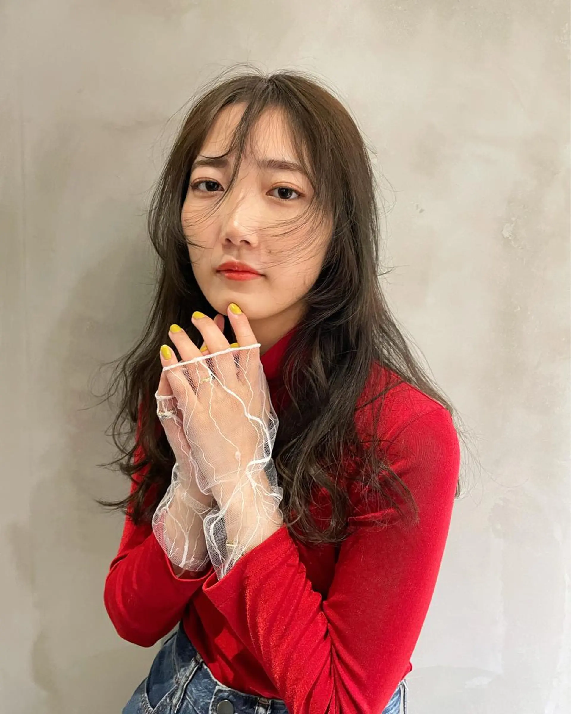 セミロング アッシュ HIBIKI/原宿 ハッシュカット🪄のヘアスタイル