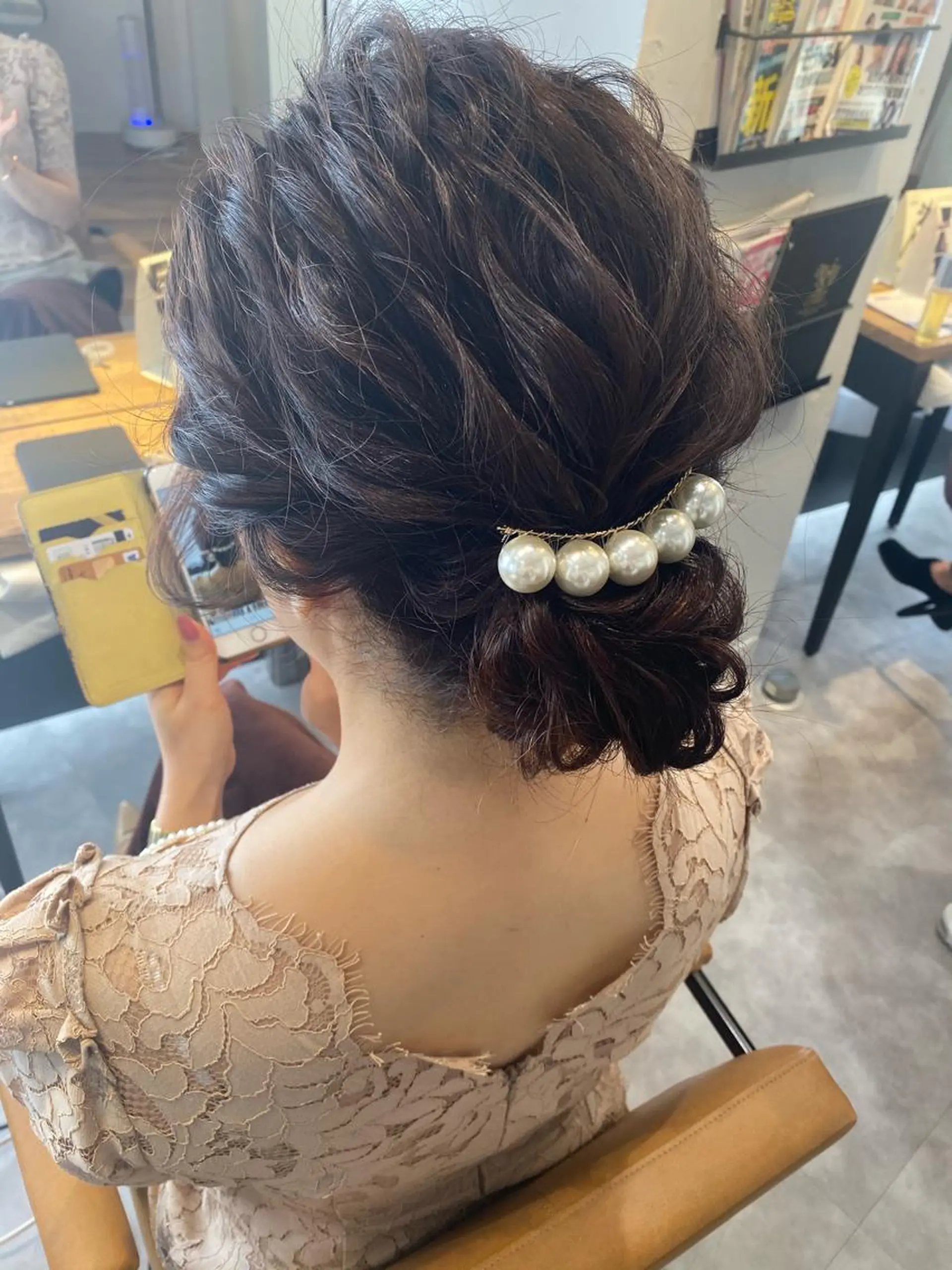 セミロング 小野 かなこのヘアスタイル