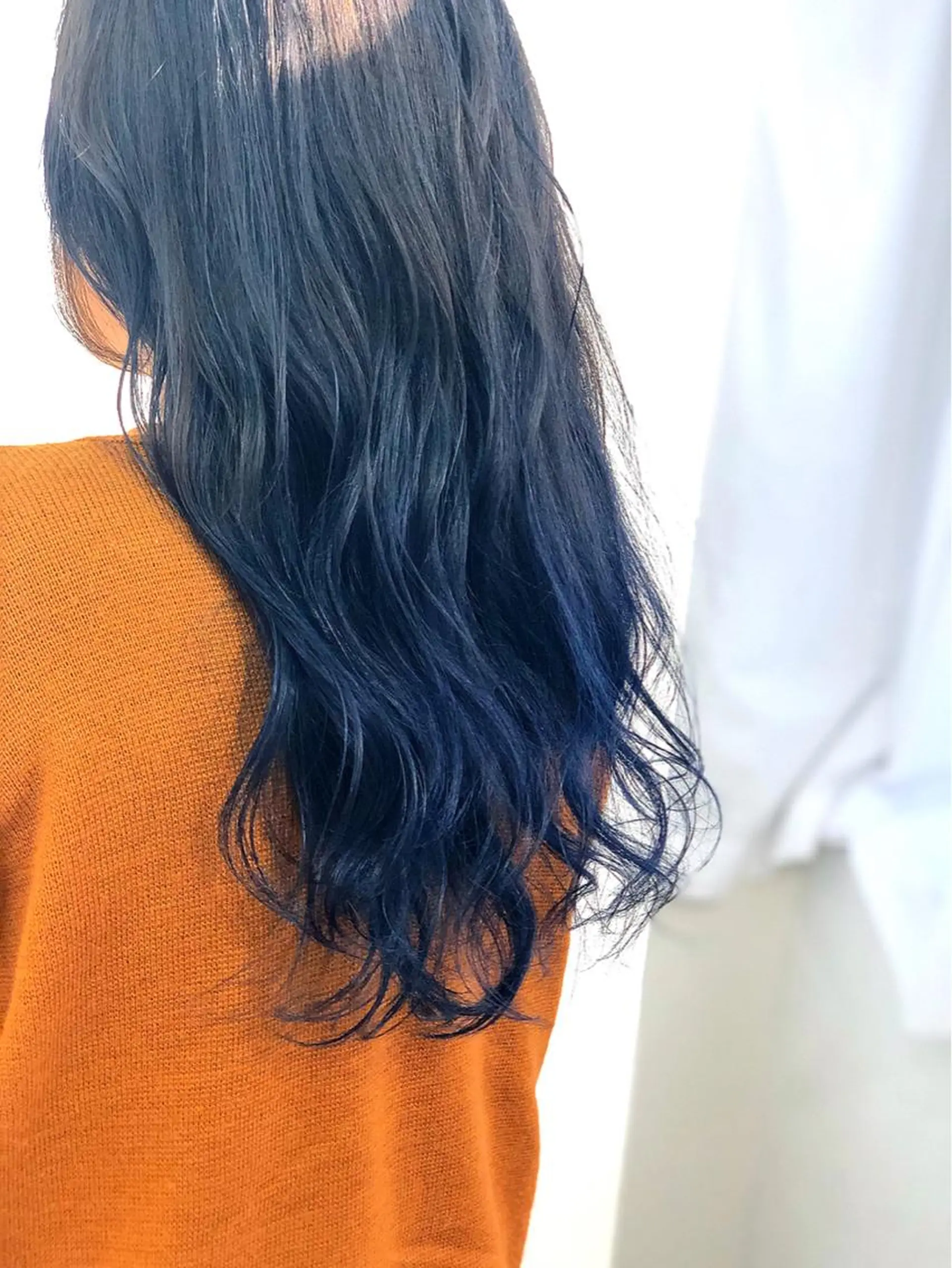 ロング カラー ブルーカラー グラデーションカラー ヘアカラー トリートメント hair  design  ALBERO所属・日高 香織のヘアスタイル