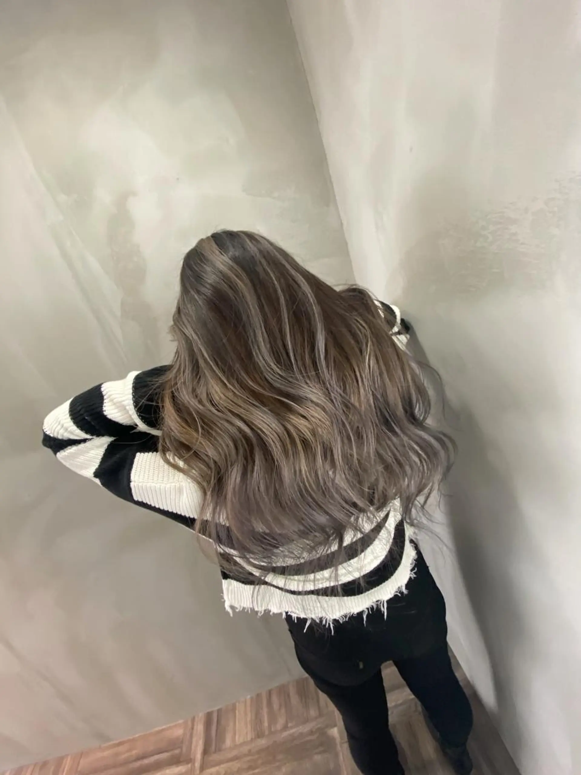 ロング カラー ヘアアレンジ ヘアカラー トリートメント Belle hair Design青野大貴のヘアスタイル