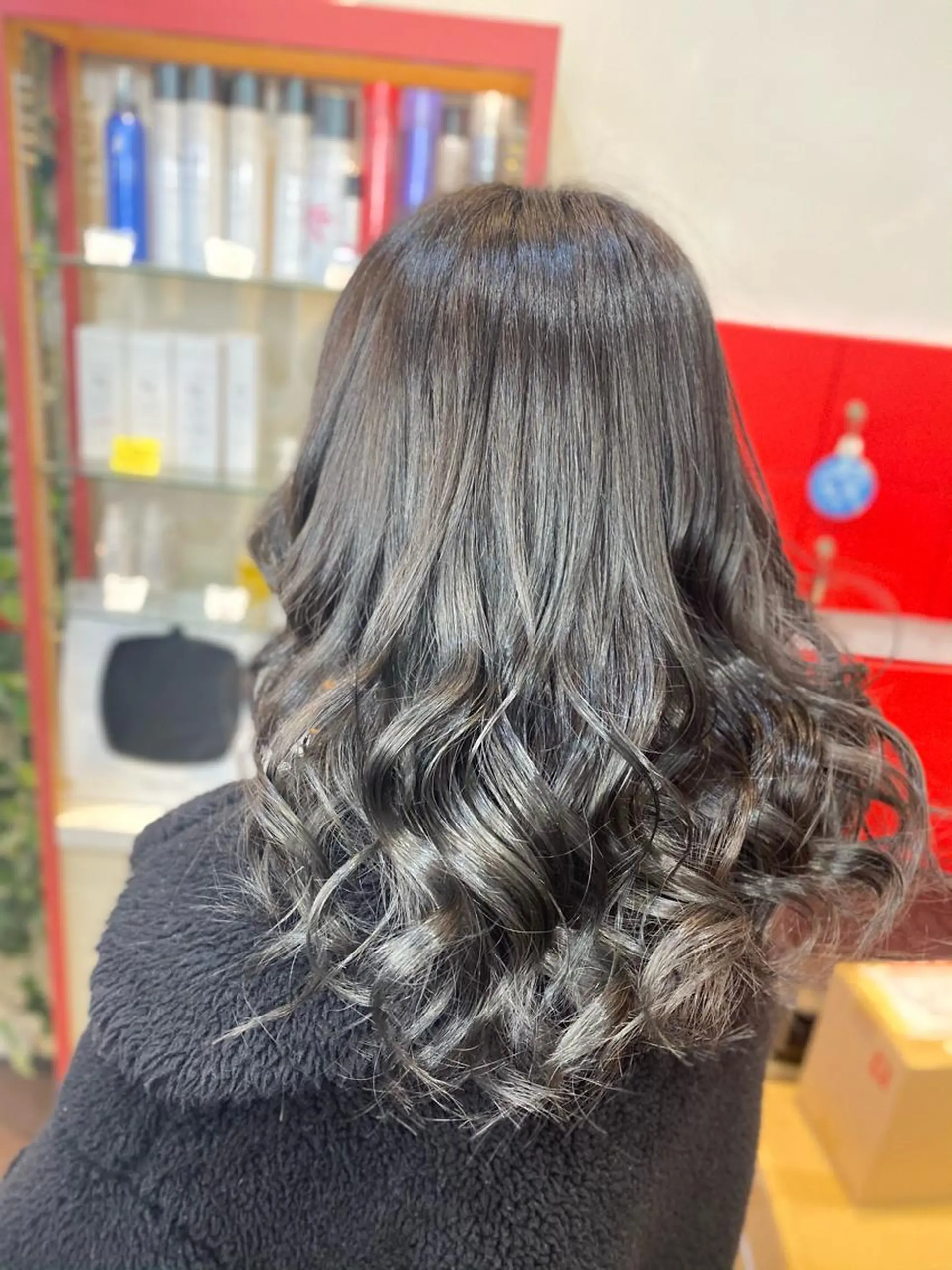 ミディアム ヘアカラー ゆぴ☾‪/推しカラー /ハイトーンのヘアスタイル