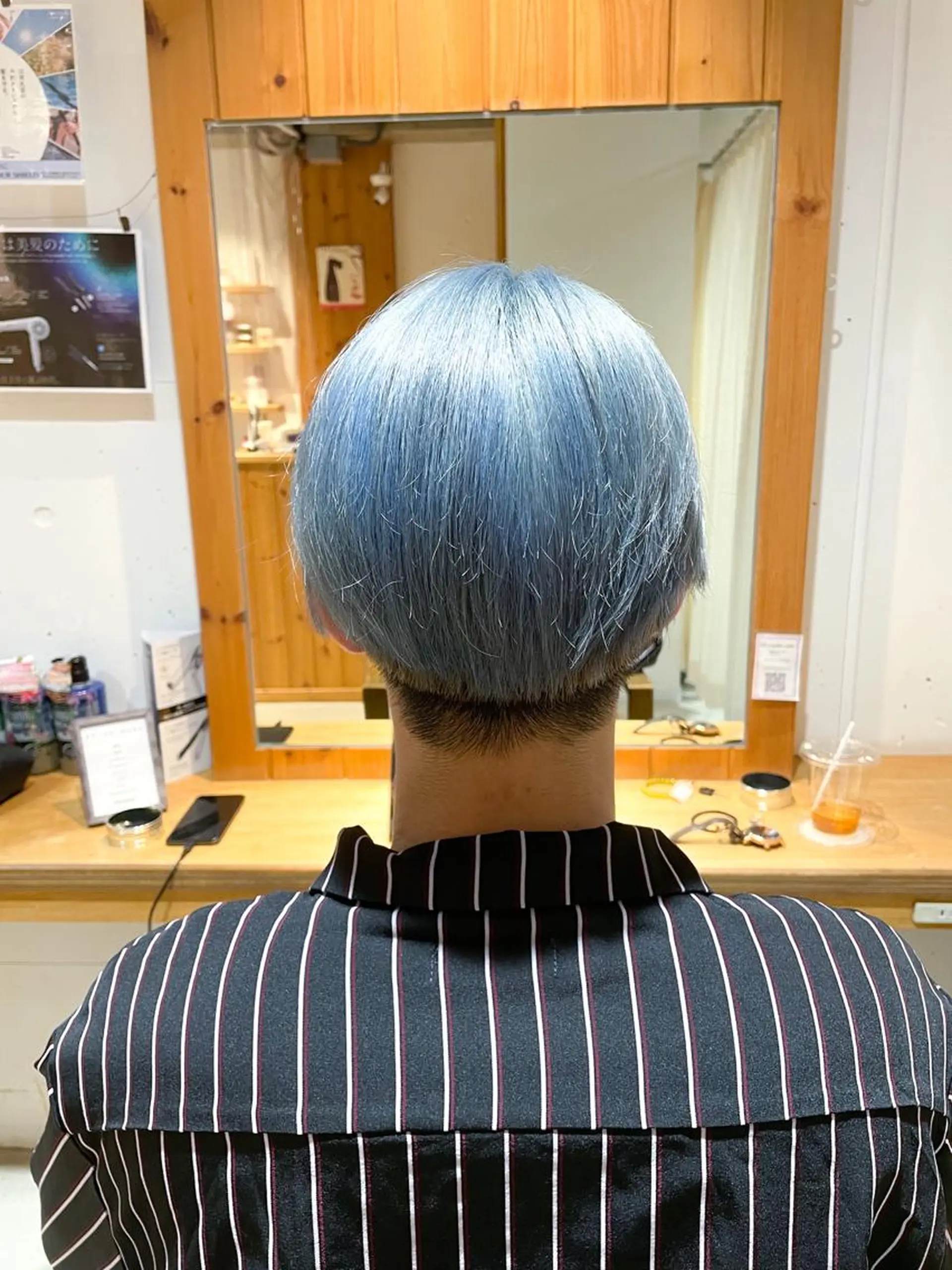 ショート 新宿韓国風レイヤー カット内田智大のヘアスタイル