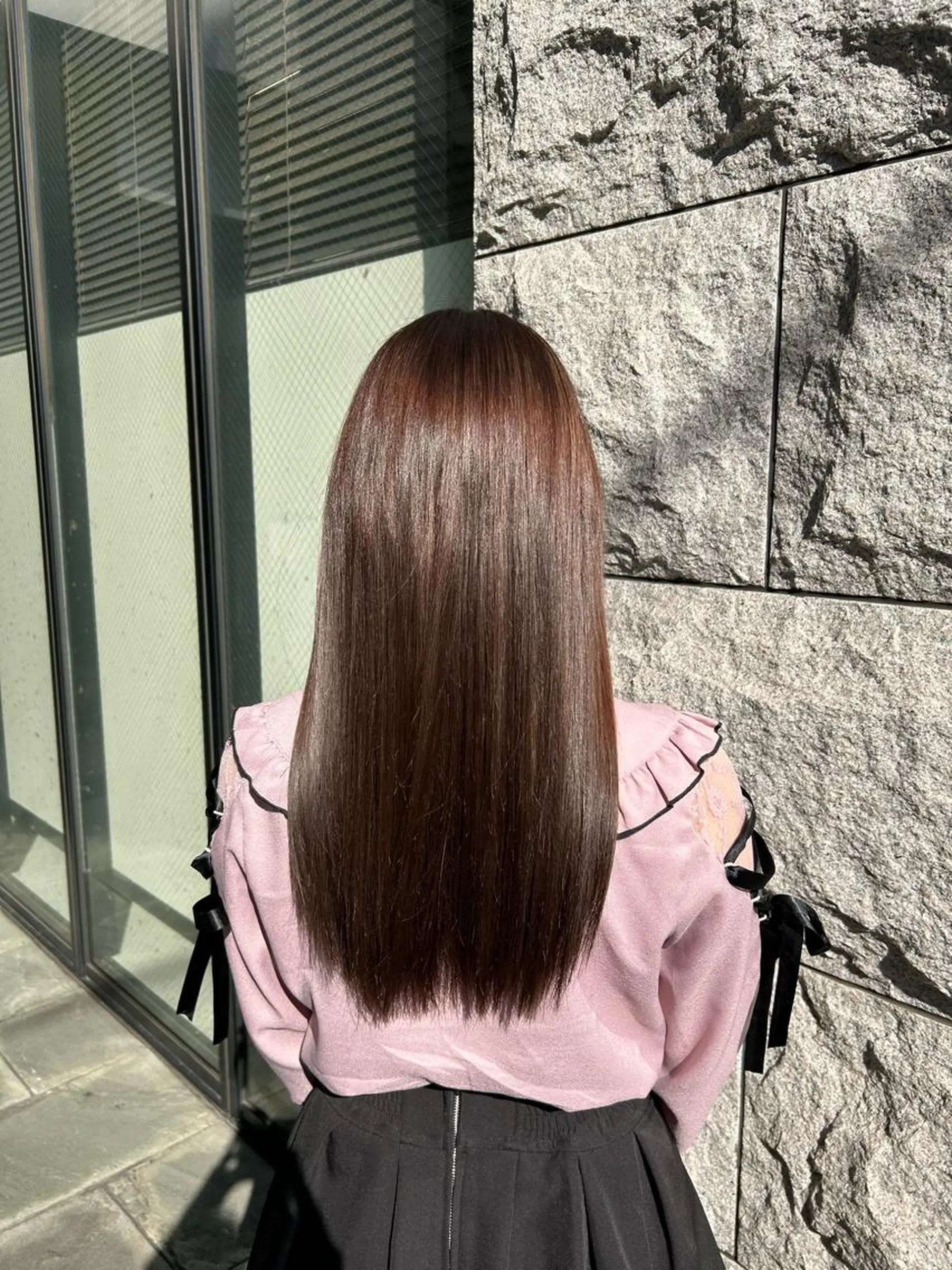 セミロング 髪質改善 縮毛矯正 トリートメント 酸熱トリートメント ally新百合ヶ丘 フジムラユウスケのヘアスタイル