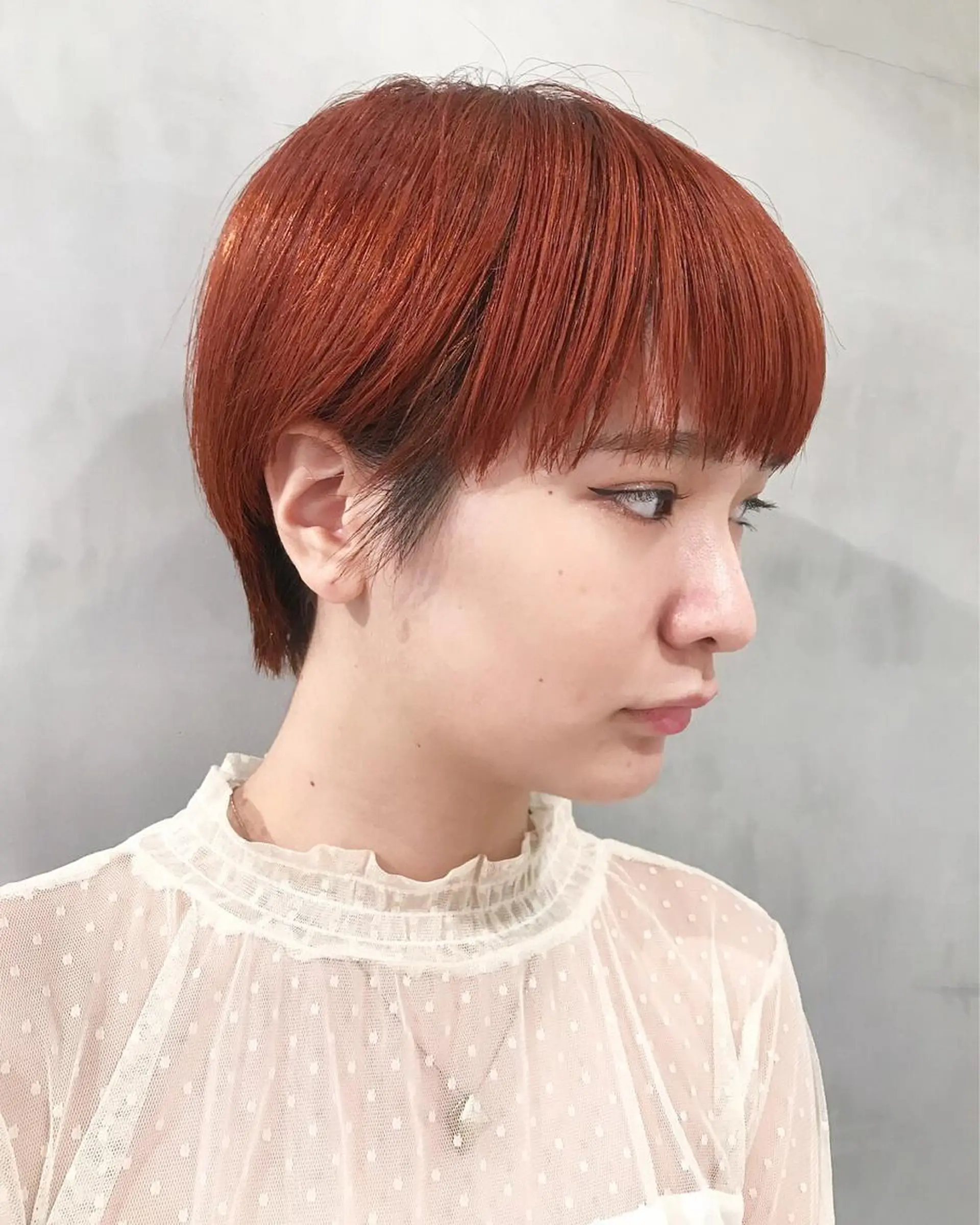 ショート カラー カット ヘアカラー トリートメント 優 作のヘアスタイル