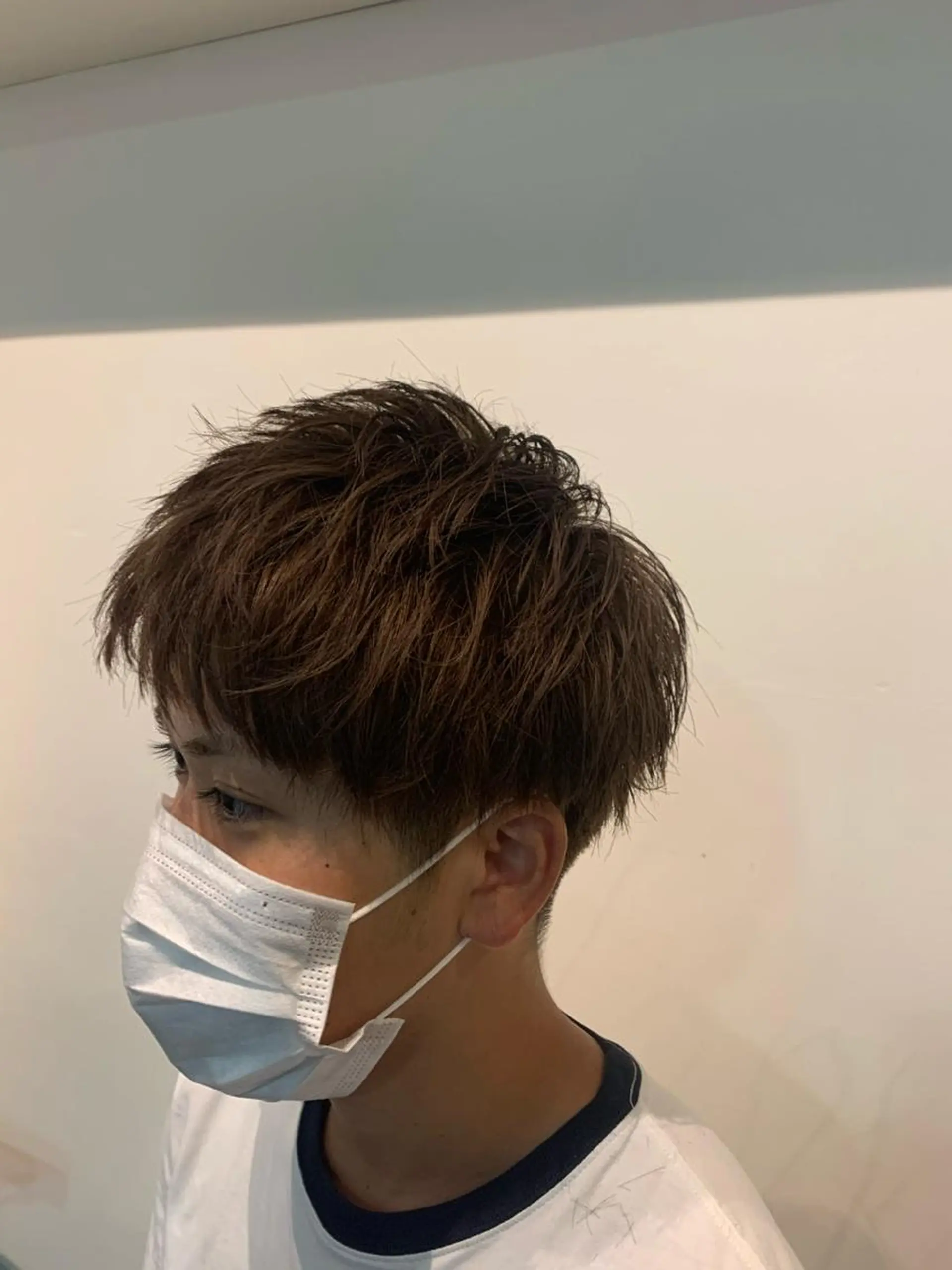 ショート カット ヘアカラー トリートメント 山口 竣也のヘアスタイル