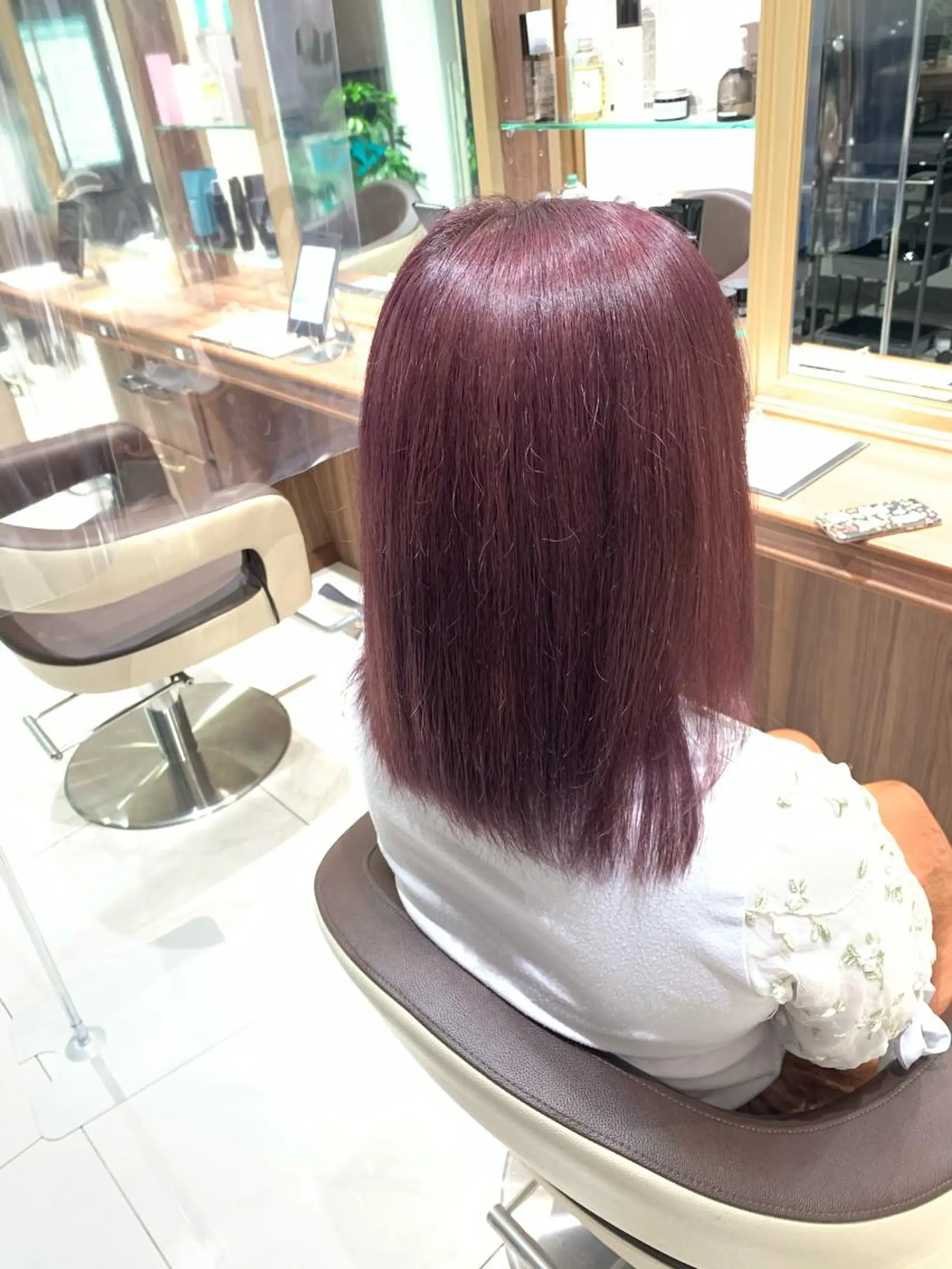 カラー バイオレットカラー 矯正モデル募集中 店長　伊熊祐紀のヘアスタイル