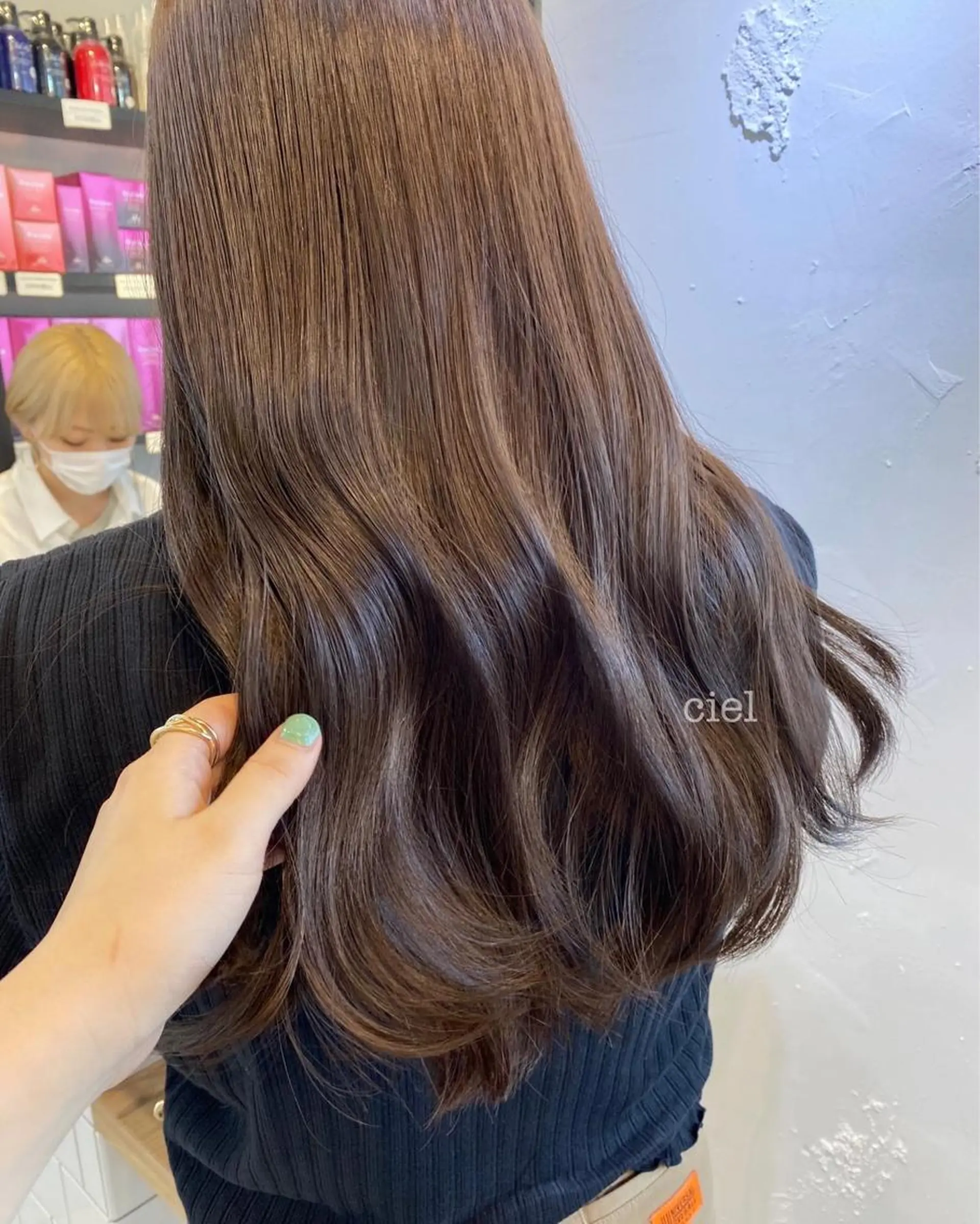 ロング カラー 🥣 hashi 🛋️のヘアスタイル