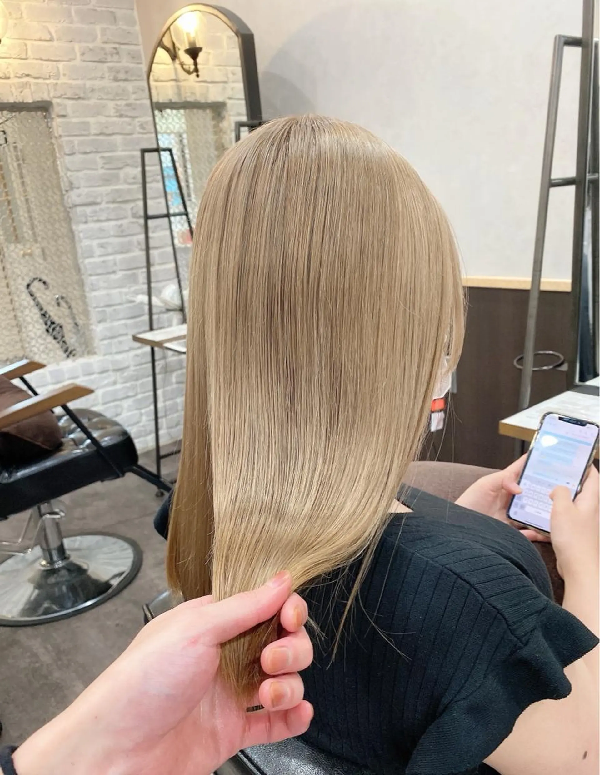 セミロング ヘアカラー トリートメント 🌿ガクト 🌿艶髪透明感のヘアスタイル