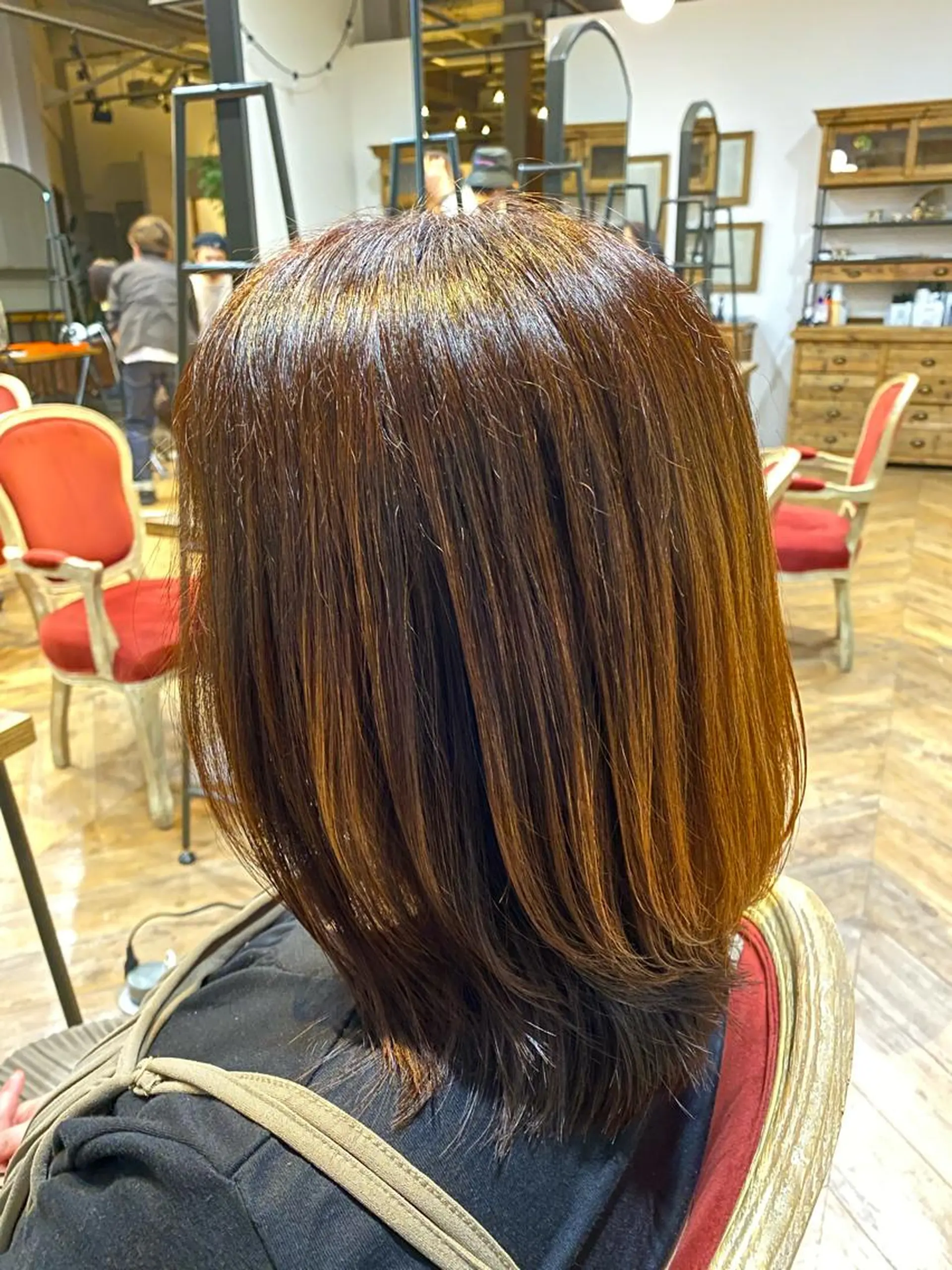 ミディアム カラー カット ヘアカラー トリートメント 小島 健太郎のヘアスタイル