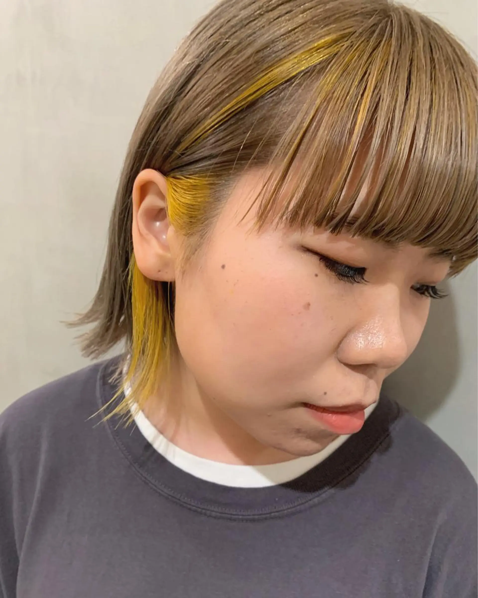 ショート カラー カット ヘアカラー トリートメント 優 作のヘアスタイル