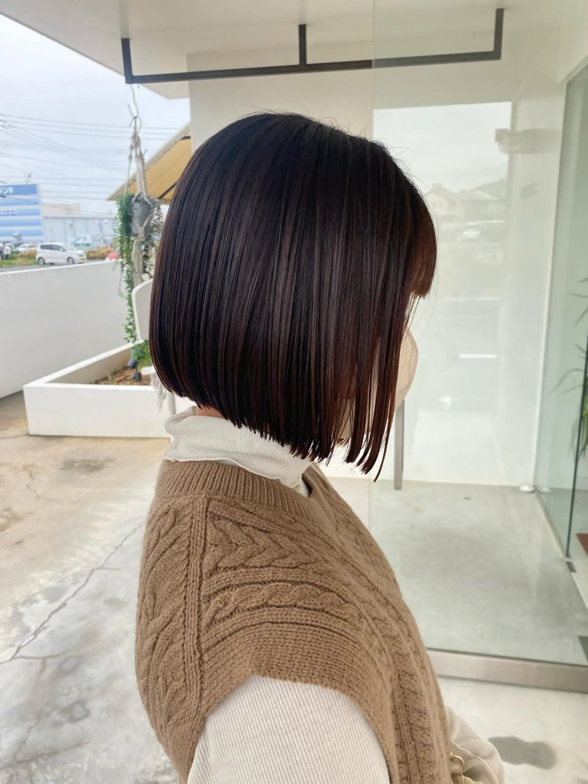 ショート ボブ 鹿児島 聖来のヘアスタイル