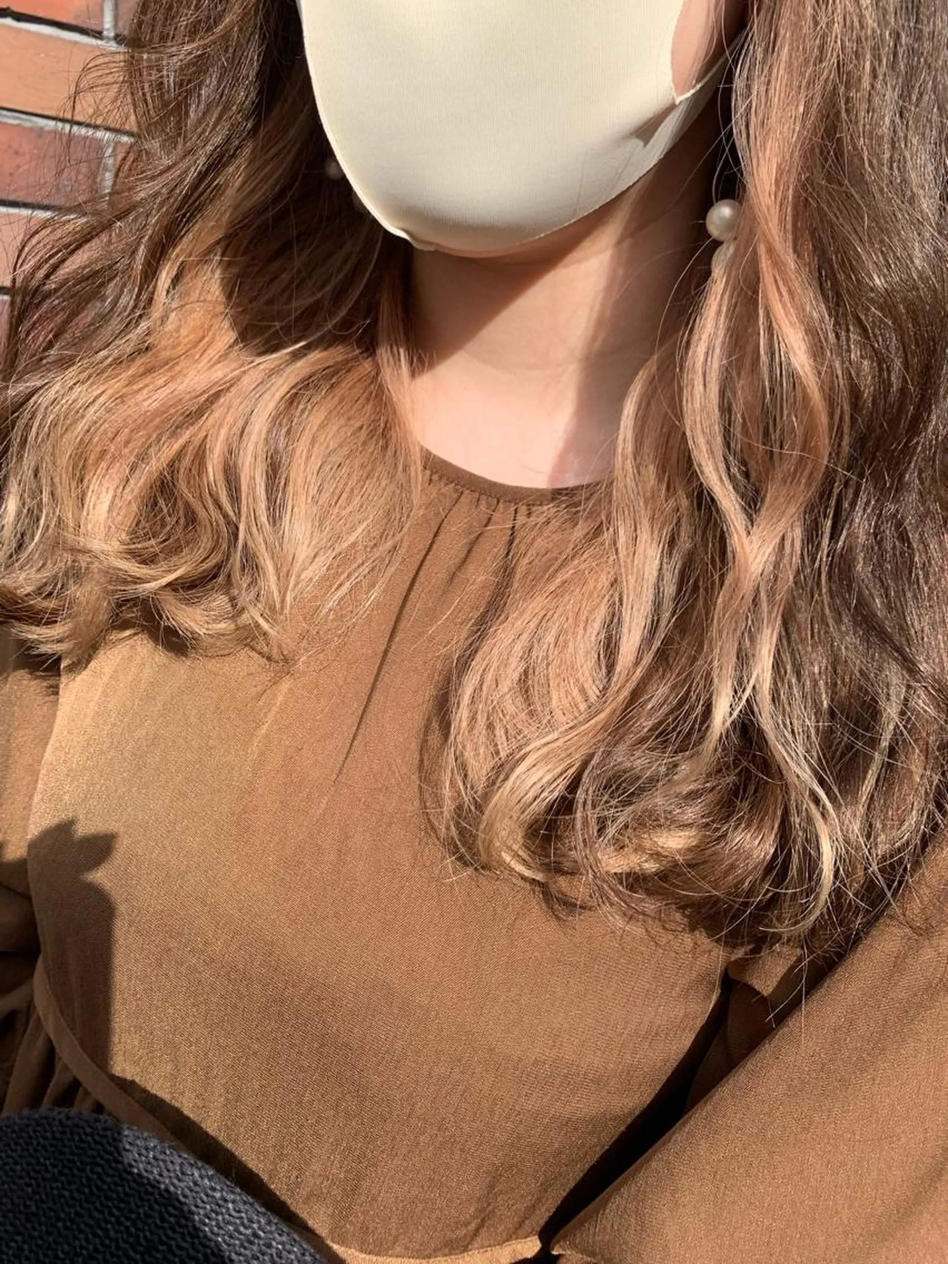 ロング ヘアカラー 大泉 美久のヘアスタイル