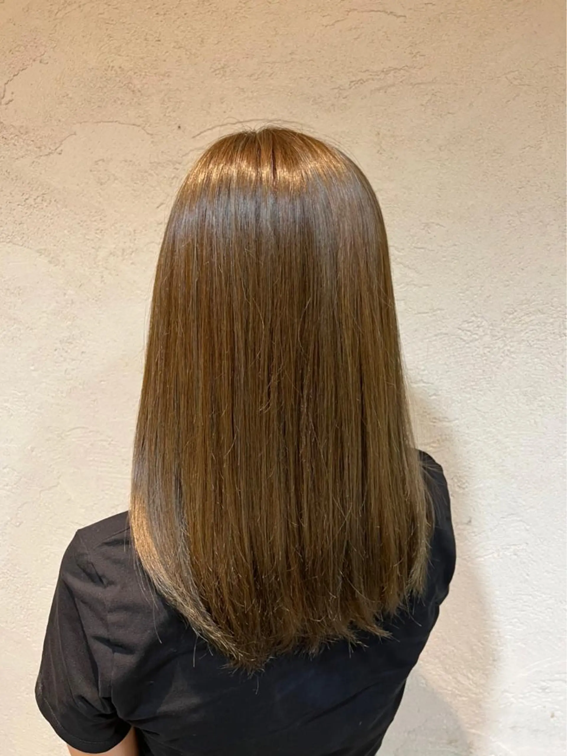 ロング カラー ハイライトカラー ハイライト 竹添 有梨沙のヘアスタイル