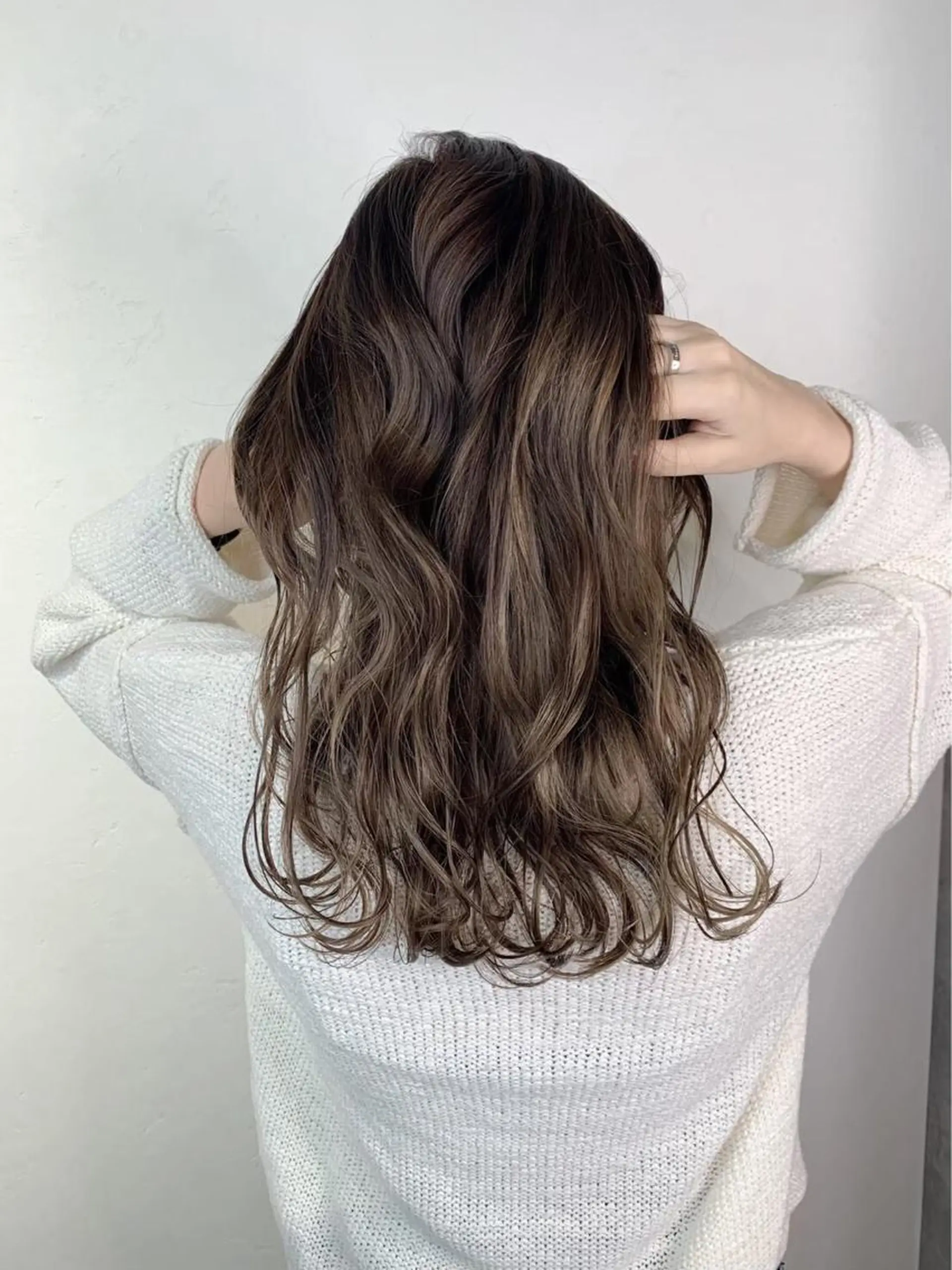 セミロング 渋谷/ハッシュ レイヤーカット/会田のヘアスタイル