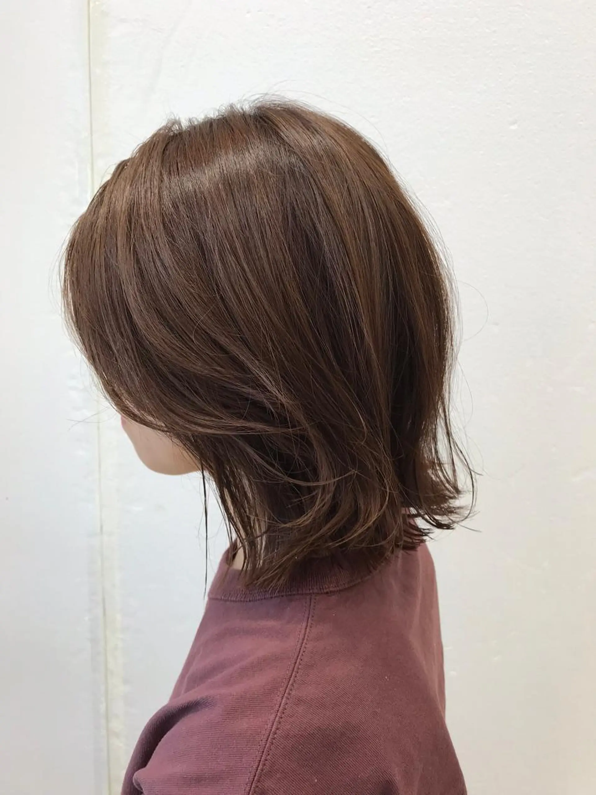 ミディアム 外ハネヘア 中野 克也のヘアスタイル
