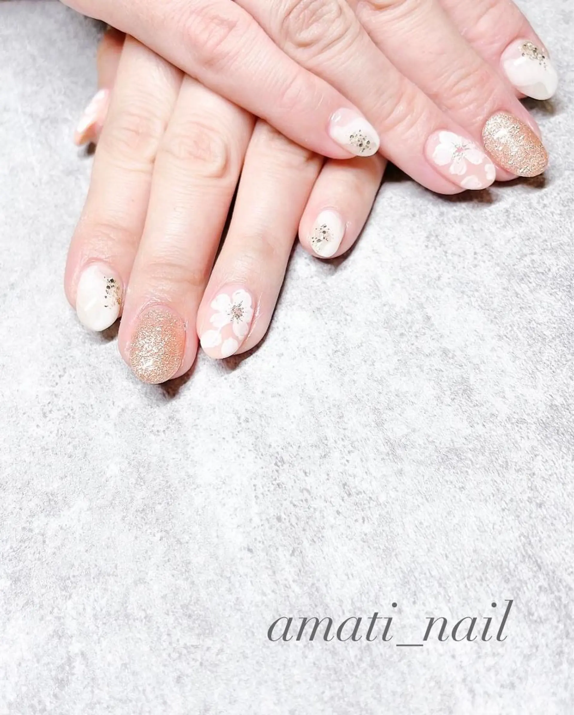 ネイル アートネイル フレンチネイル ミラーネイル ニュアンスネイル ワンカラーネイル ハンドネイル amati_nail TAKAKOのネイルデザイン