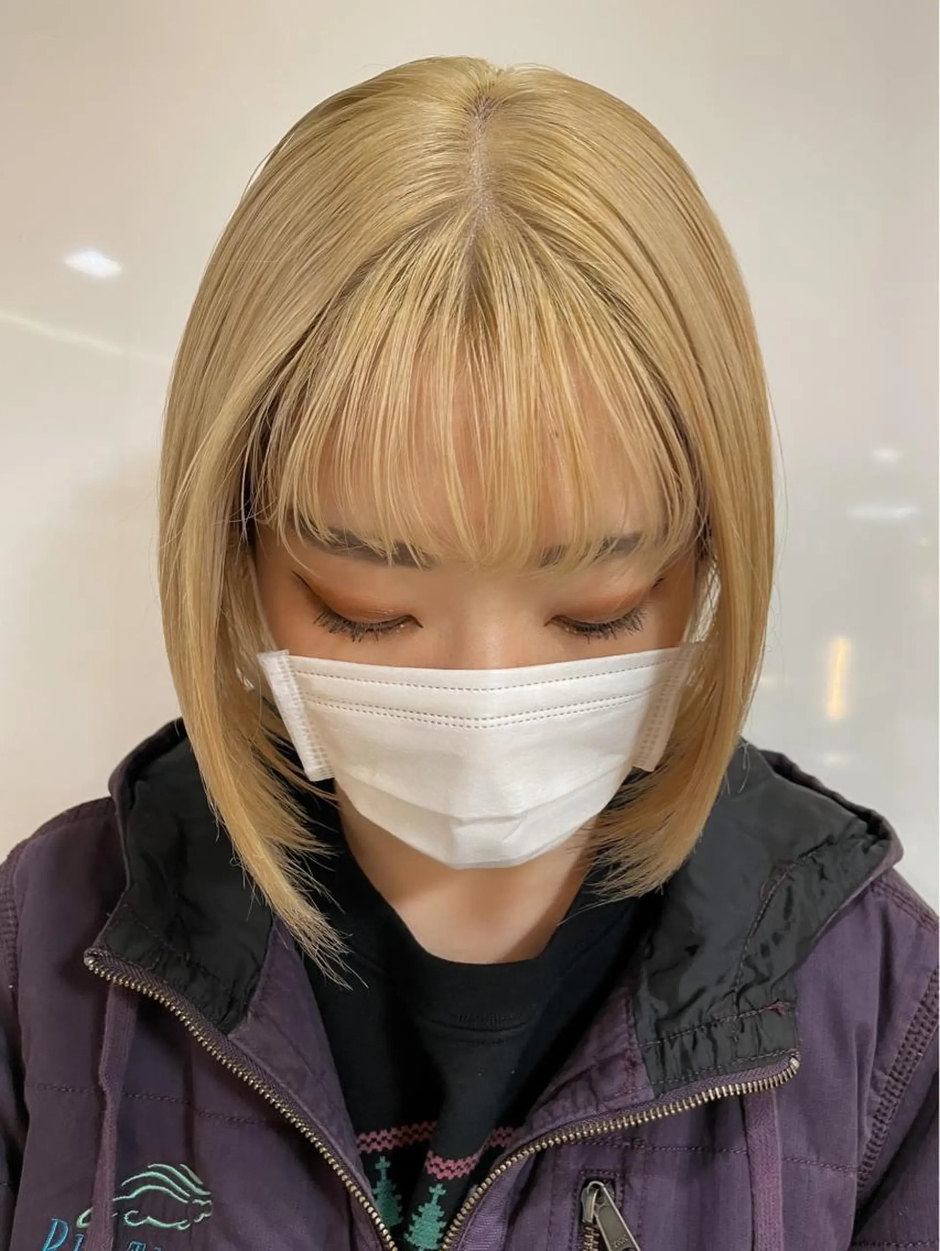 ミディアム カラー ハイトーン/ブリーチ /ウルフ⛓️MAKIのヘアスタイル