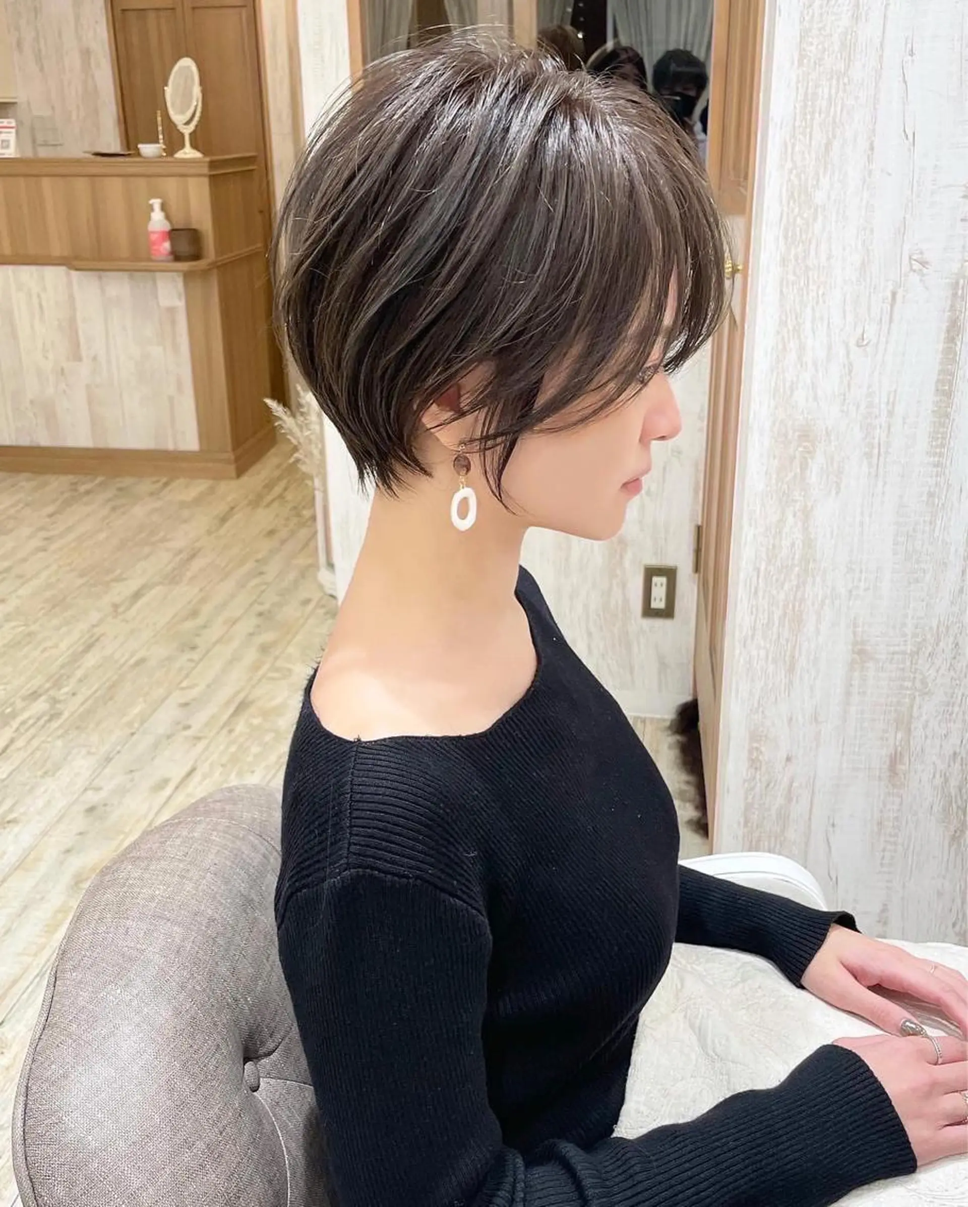 ショート おのだ あやなのヘアスタイル