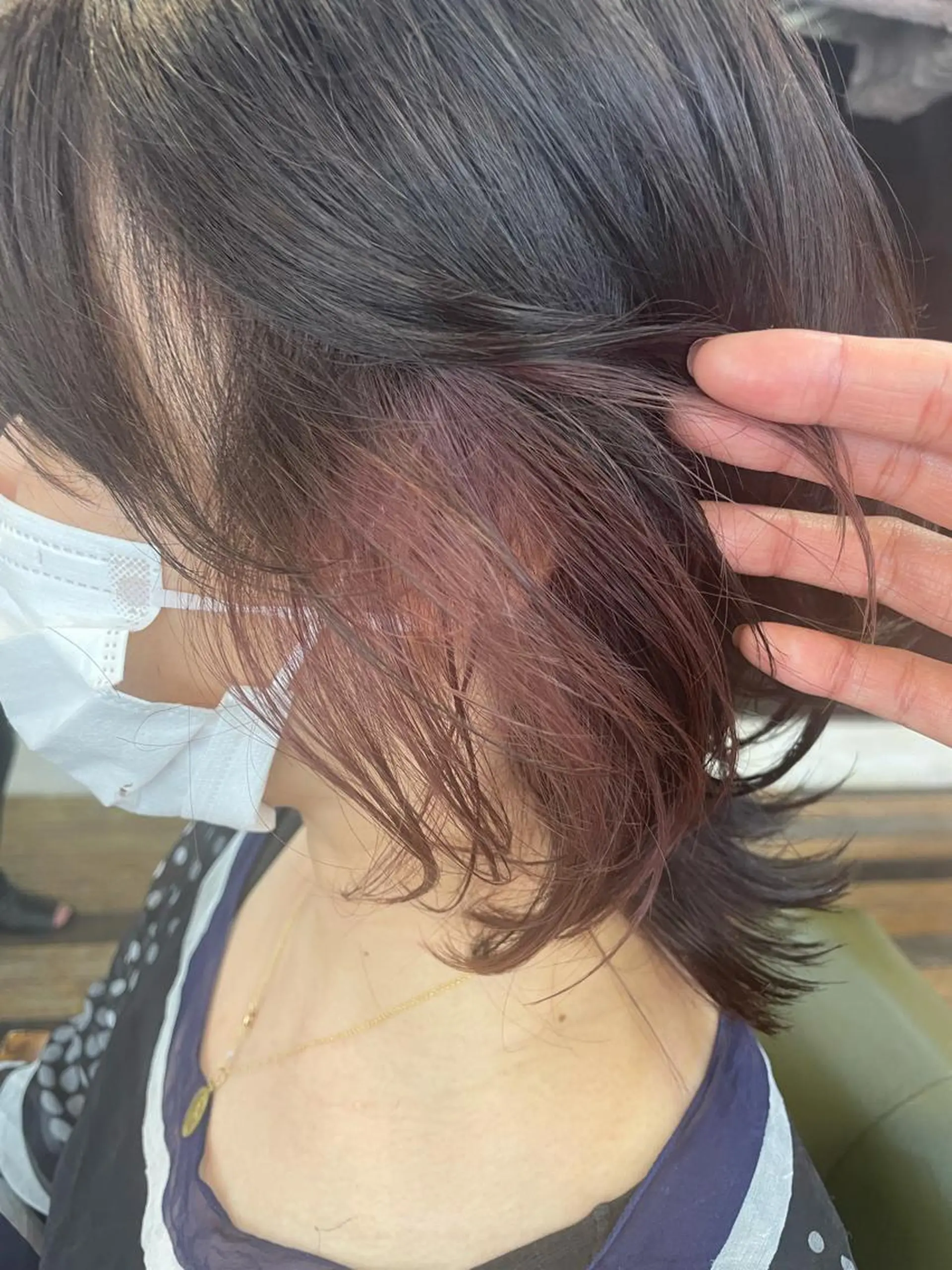 ショート ヘアカラー トリートメント ウルフカット/ボブ りなのヘアスタイル