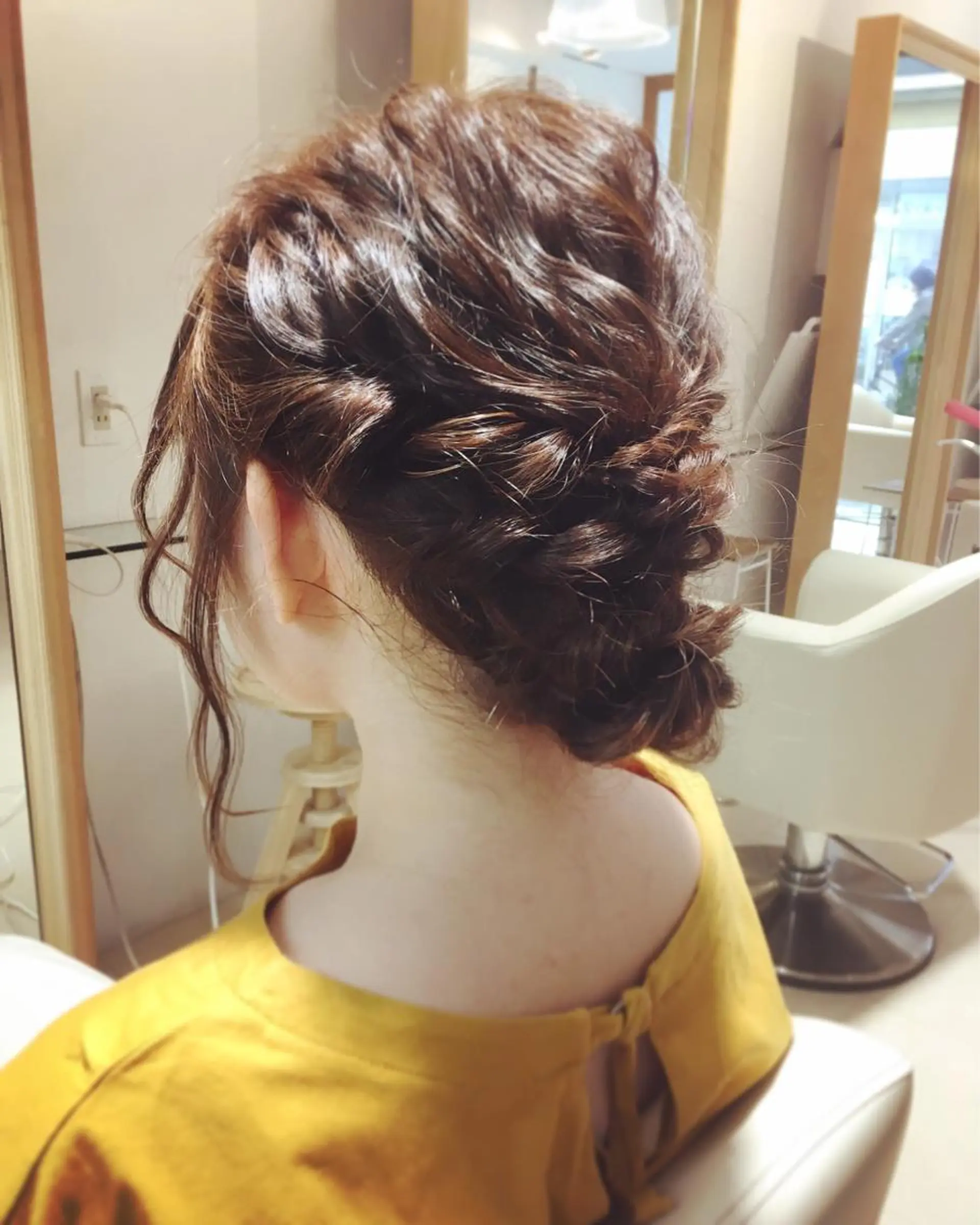 ヘアアレンジ 安永 涼のヘアスタイル