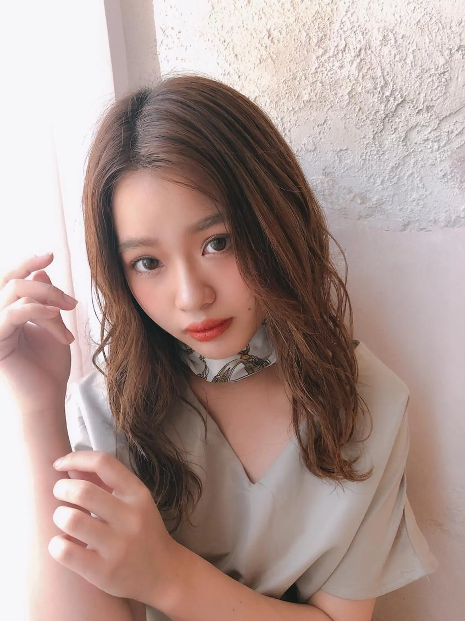ミディアム カット ヘアカラー トリートメント 代表山口ひな 髪質改善のプロのヘアスタイル