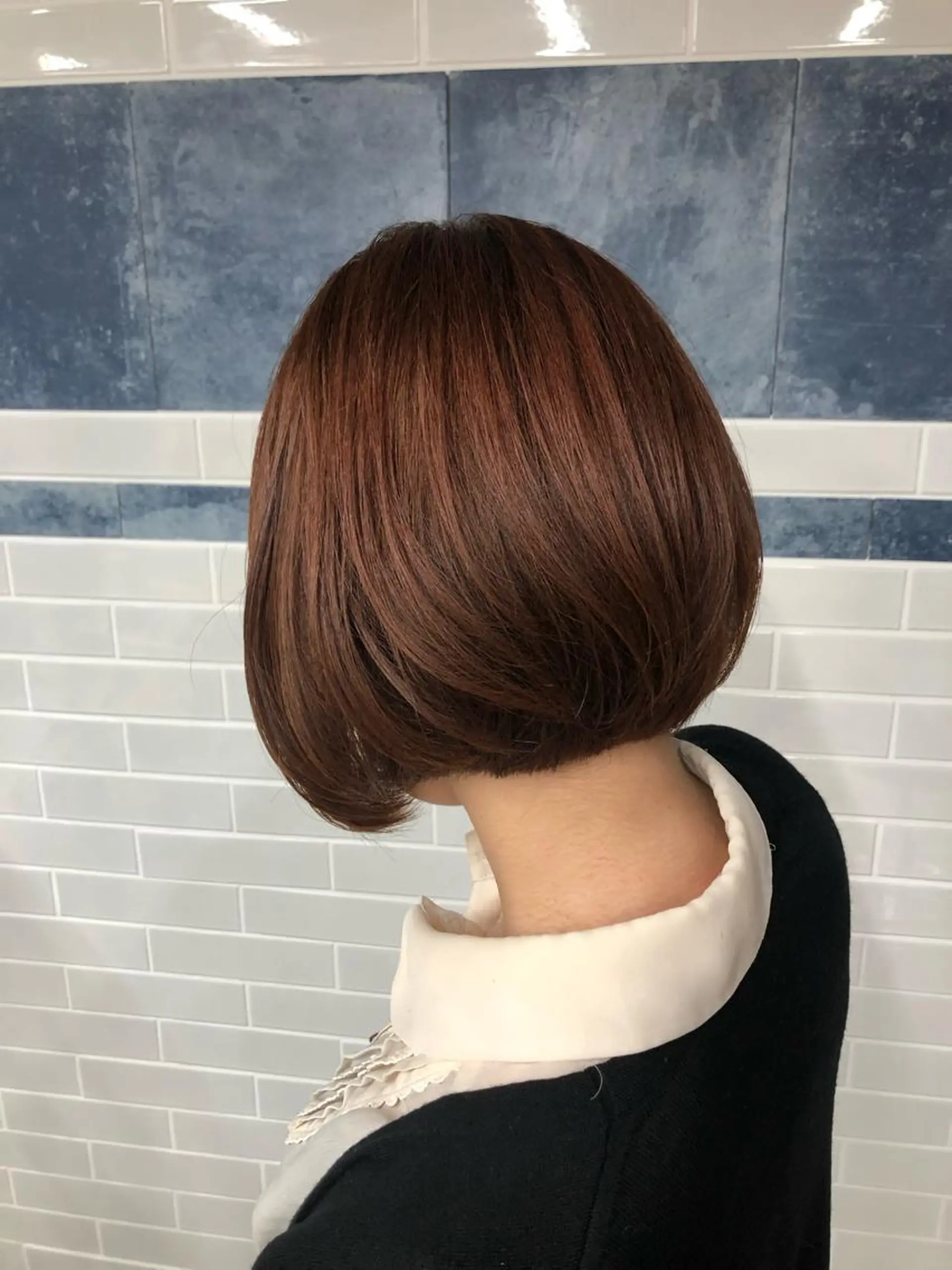 ミディアム 西畑 nishihataのヘアスタイル