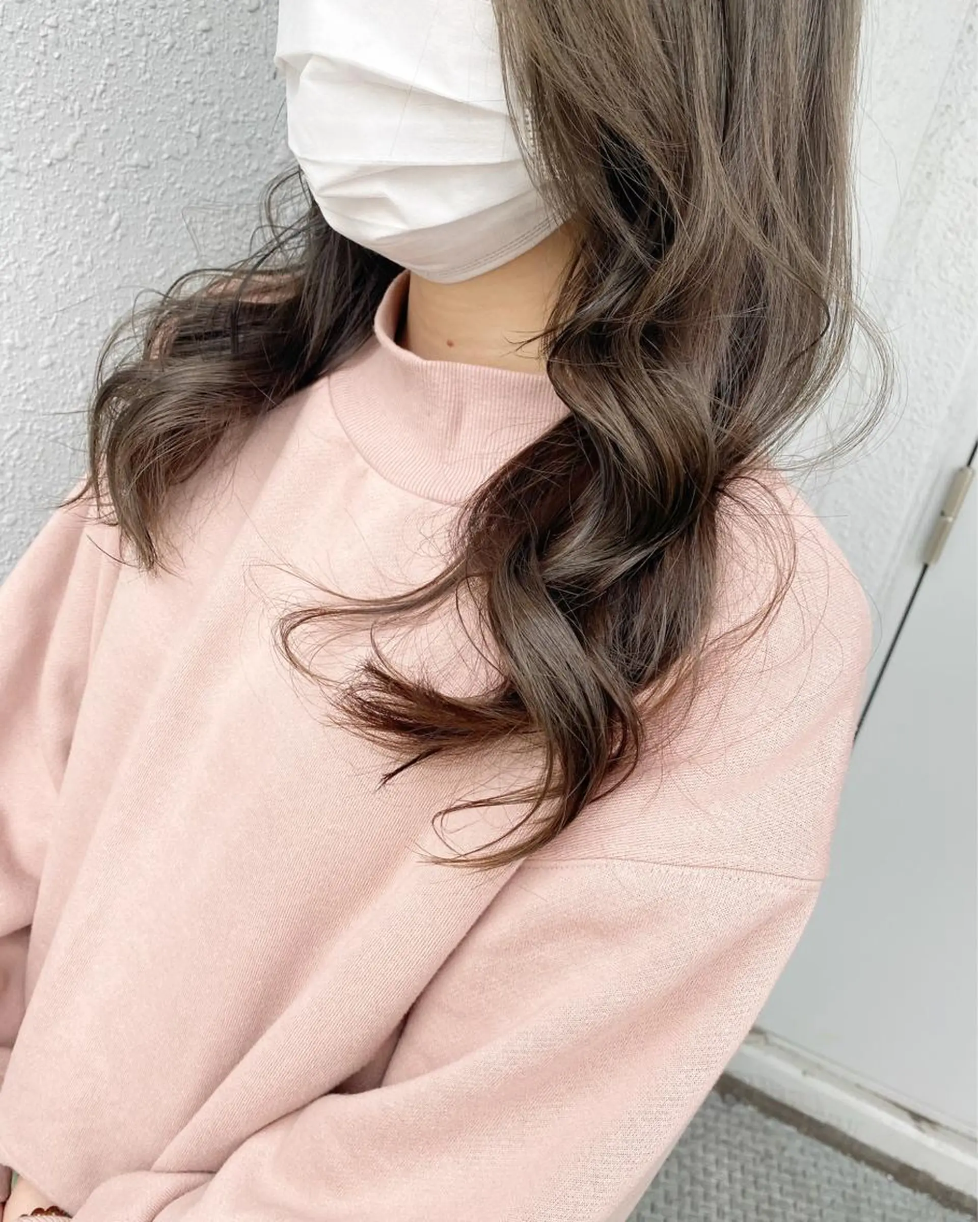ロング カラー カット ヘアカラー トリートメント 後藤紗英/髪質改善 /オリーブベージュのヘアスタイル