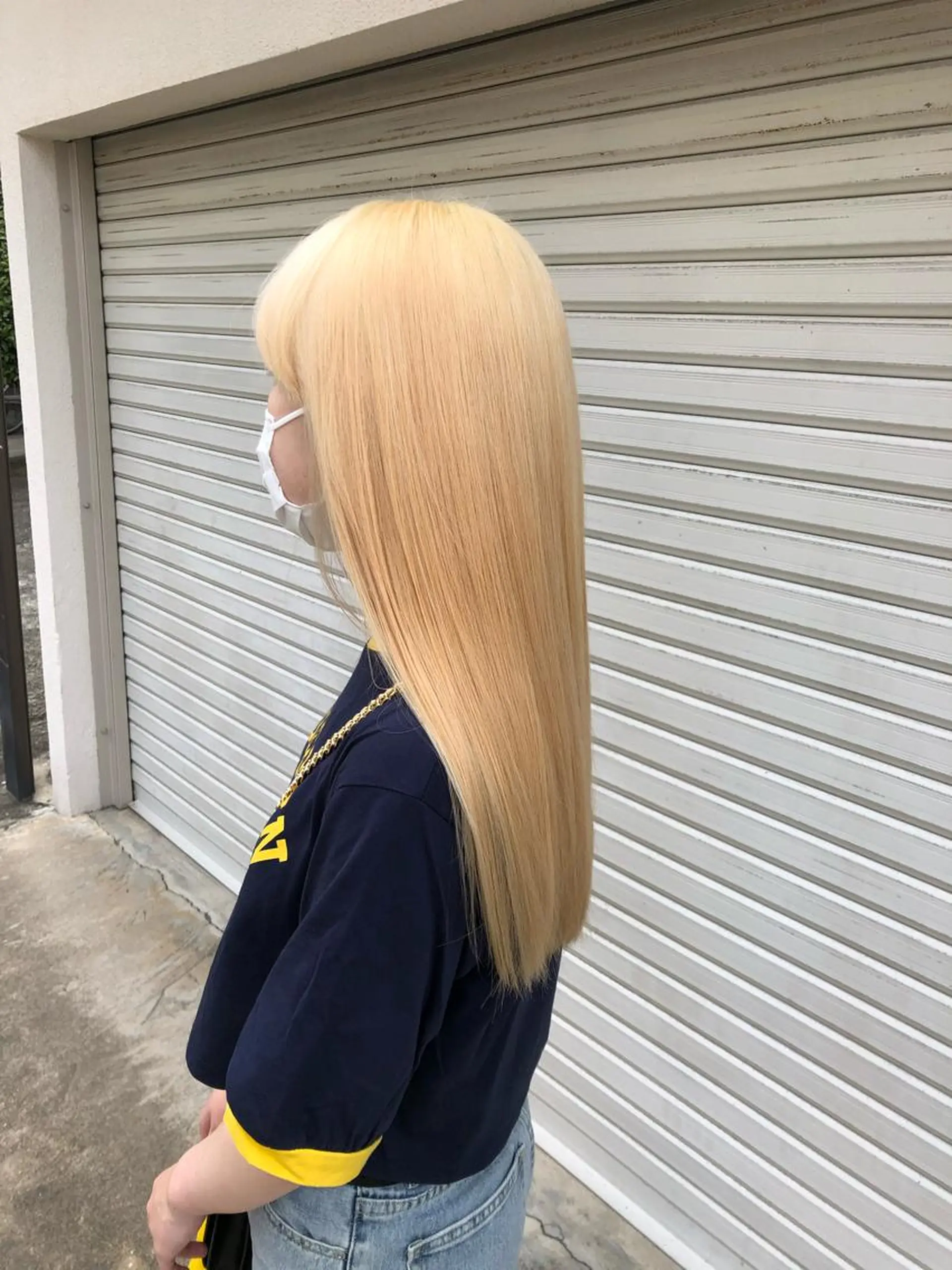 ロング カラー ブリーチカラーが人気 onnuのヘアスタイル