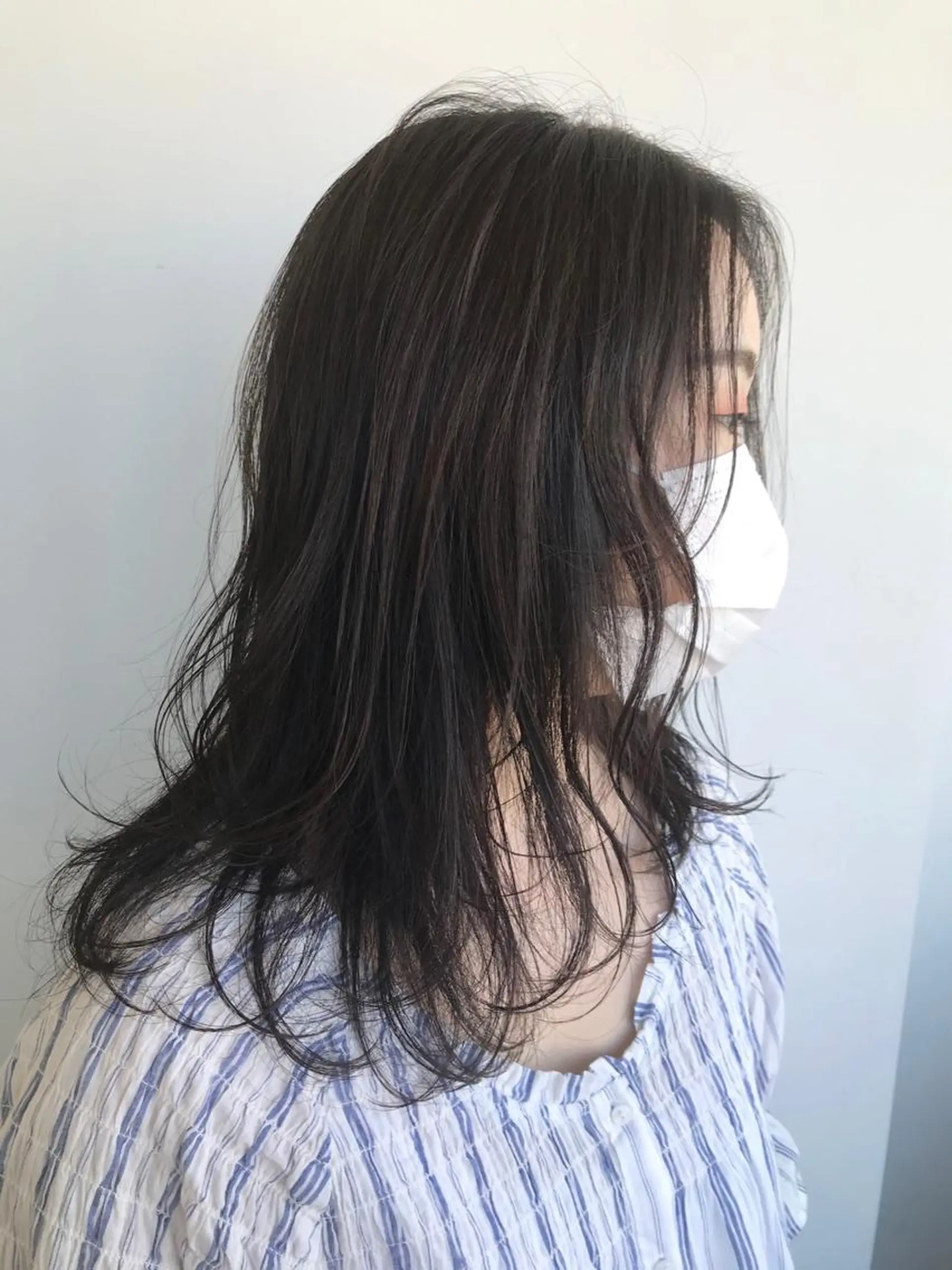 ミディアム カラー ベージュカラー🤎 鈴木サトミのヘアスタイル