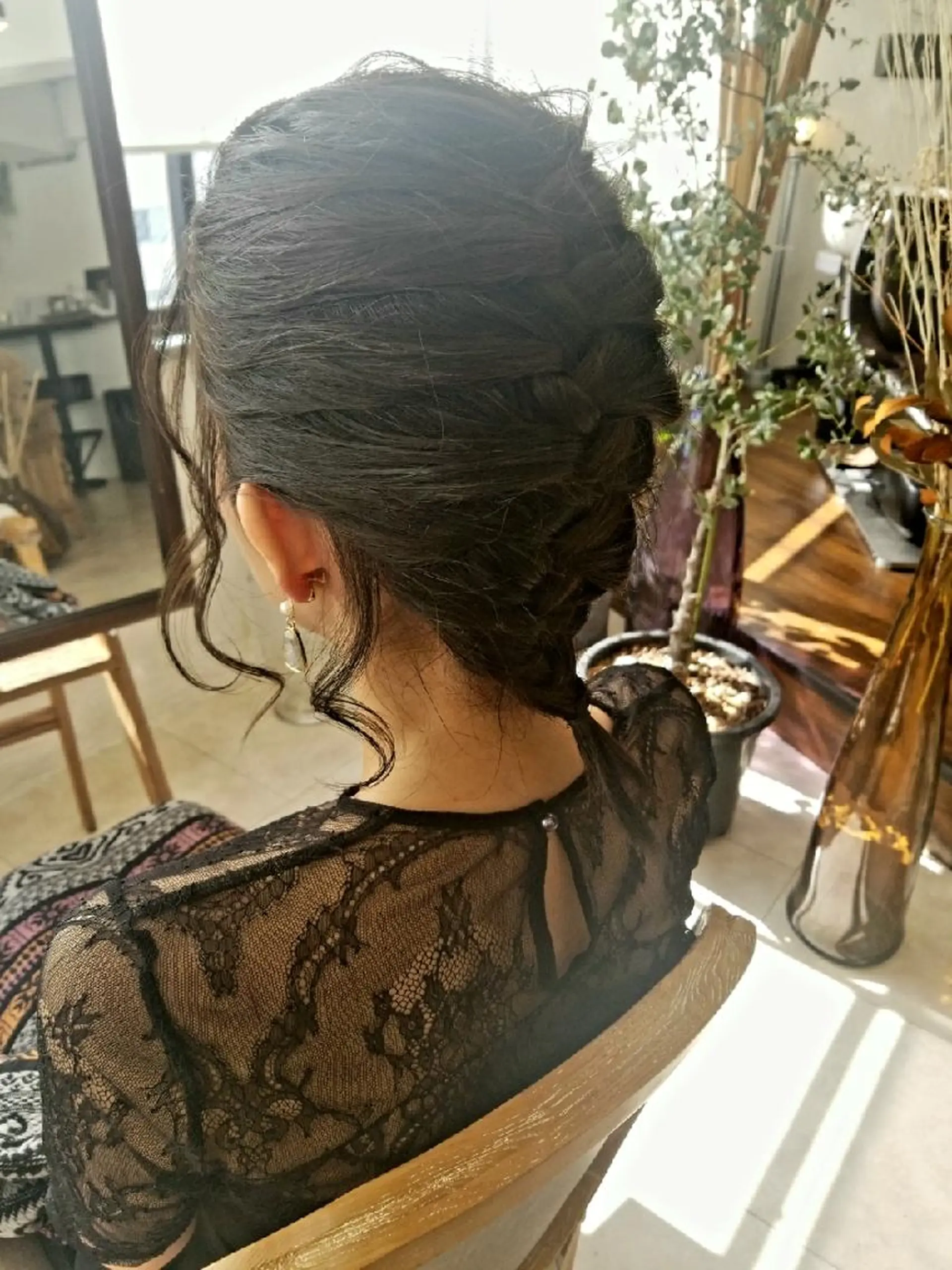 ヘアアレンジ 切りっぱなしボブ ボブ ヘアセット すずき えりのヘアスタイル
