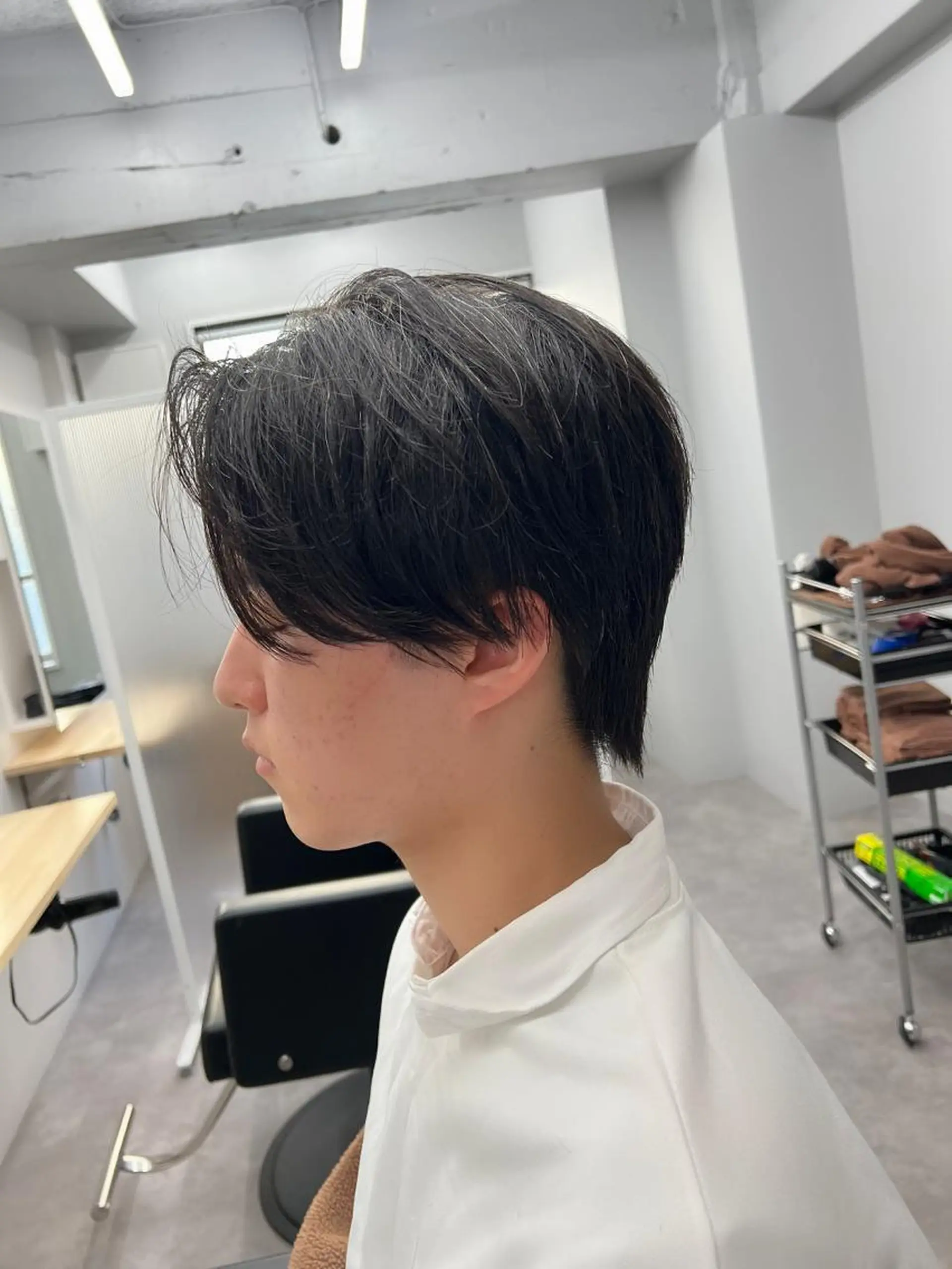 ショート メンズ カット 縮毛矯正 【曲がる縮毛矯正】 モデル募集🙋カツヤのヘアスタイル