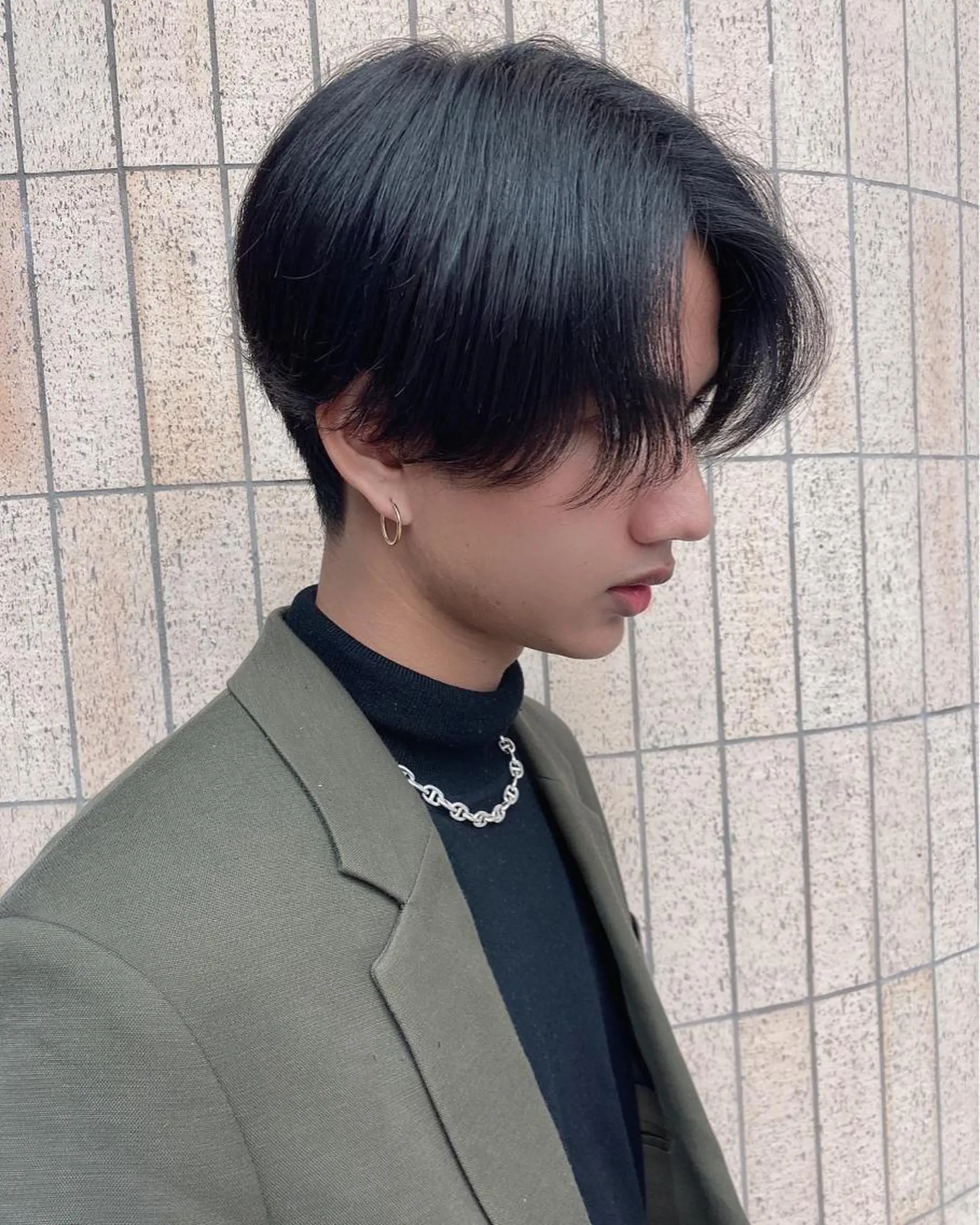 メンズ センターパート メンズパーマの達人 井上裕太のヘアスタイル