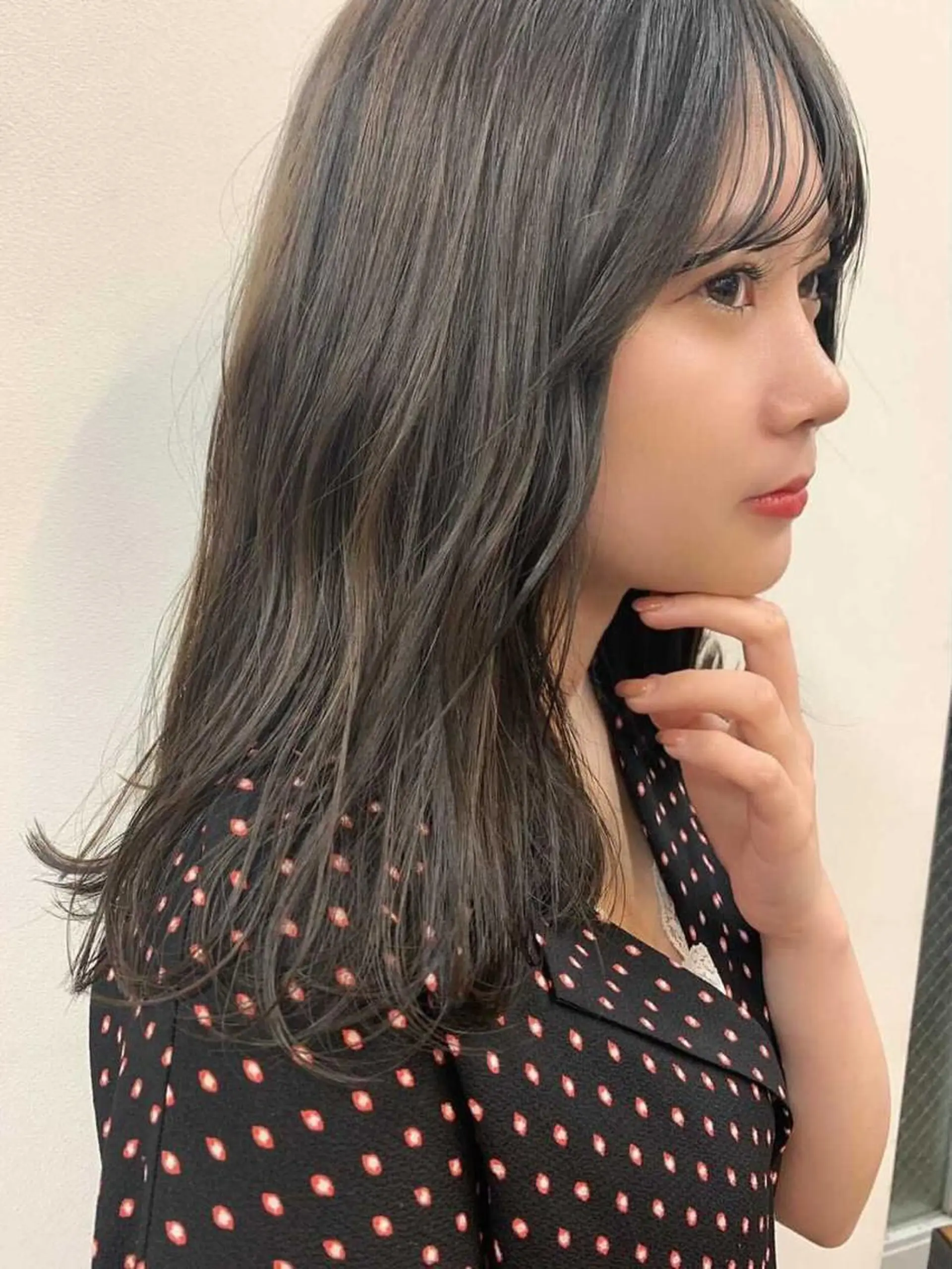 ミディアム ヘアアレンジ 美容室sand 横浜のヘアスタイル