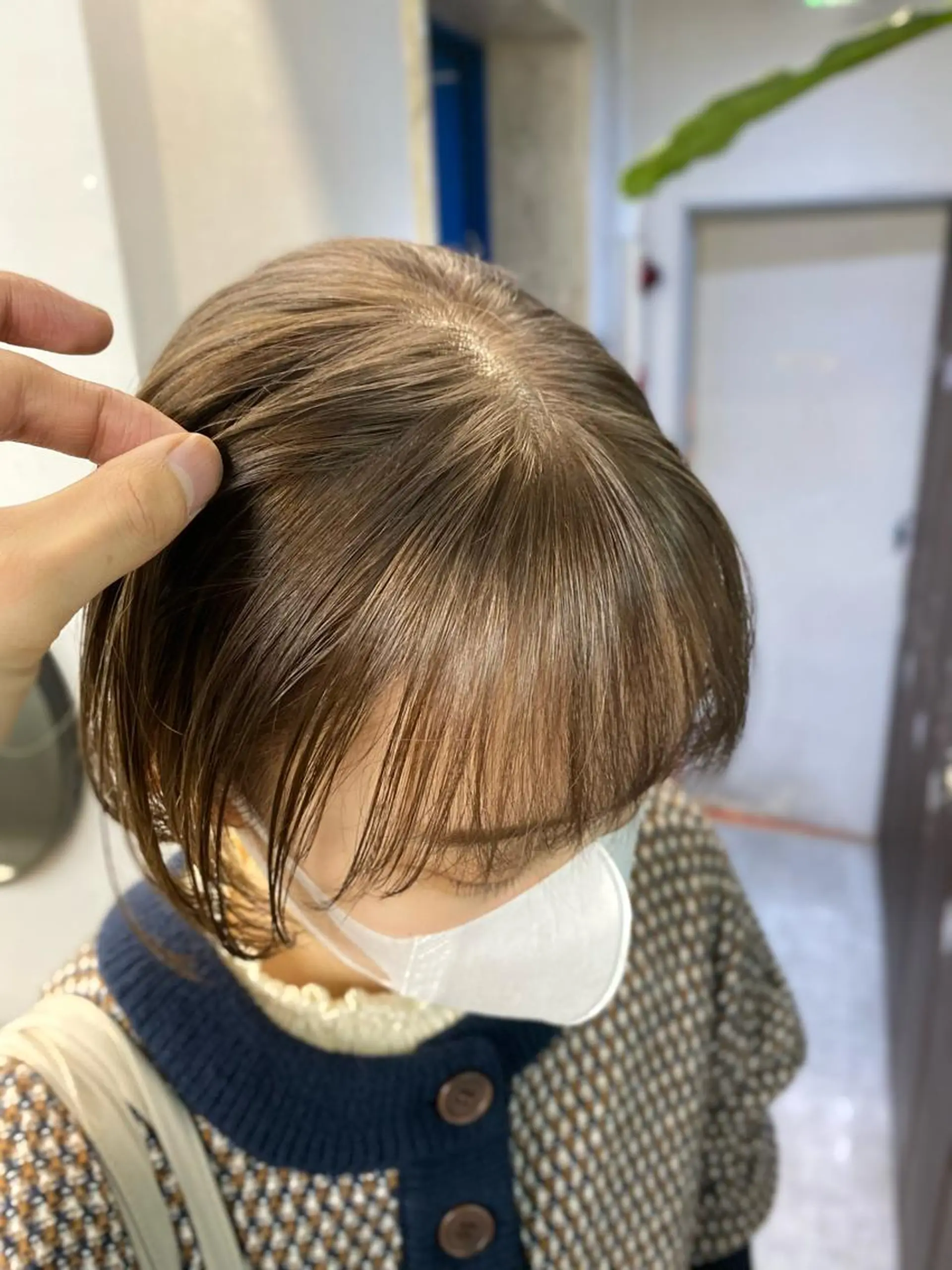 ショート カラー ベージュカラー ショートヘア opus 店長大和 レイヤー/赤み消しのヘアスタイル