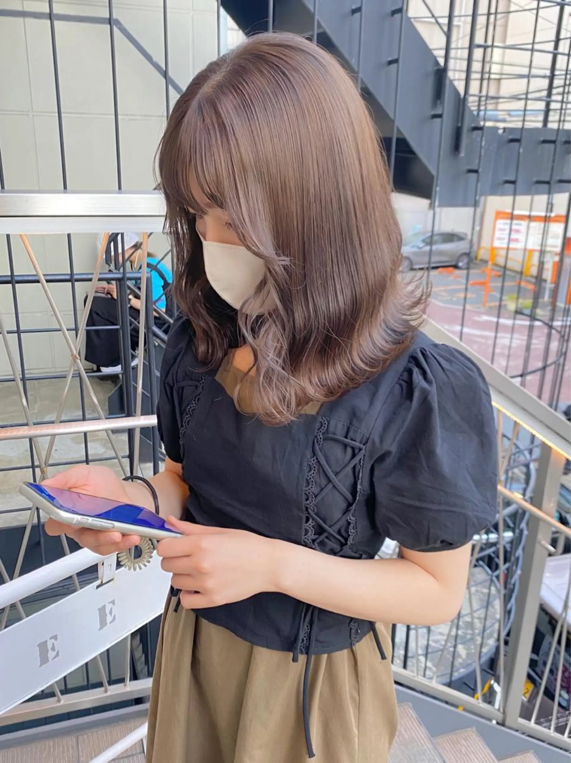 カラー ブリーチ 透明感カラー ブリーチなしカラー 🌷柔らかクリーミー 🤍kirari🌷のヘアスタイル