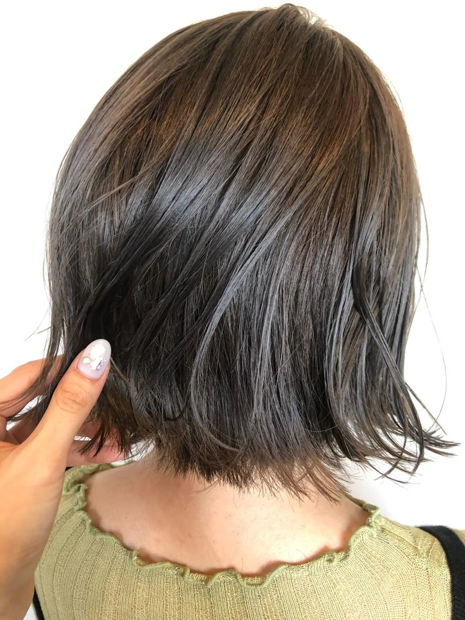 ミディアム カラー ヘアカラー トリートメント 宮本 円のヘアスタイル